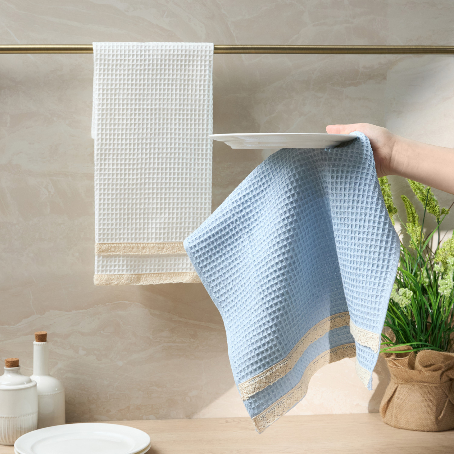 Комплект полотенец Деревенский/Rustic I - фото № 2