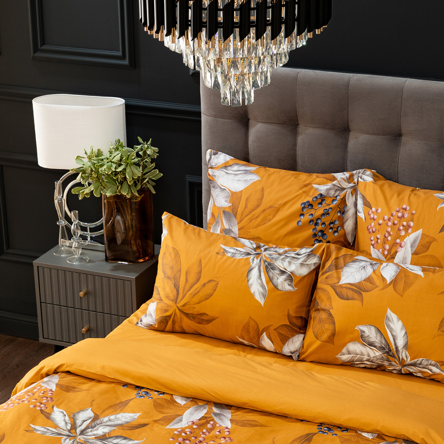 Постельное белье Schefflera перкаль - фото № 5