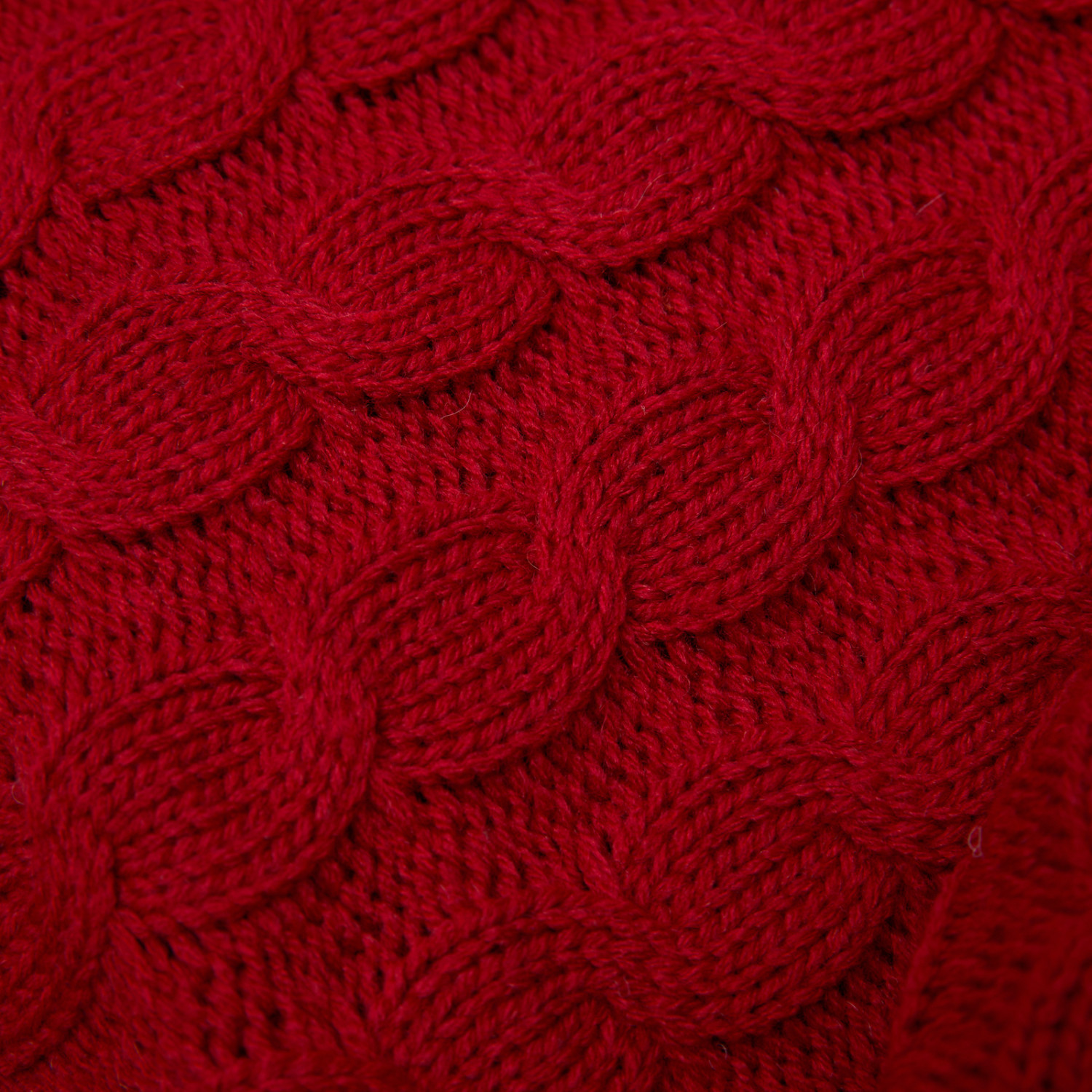 Плед Виллена/Villena, ярко-красный - фото № 5