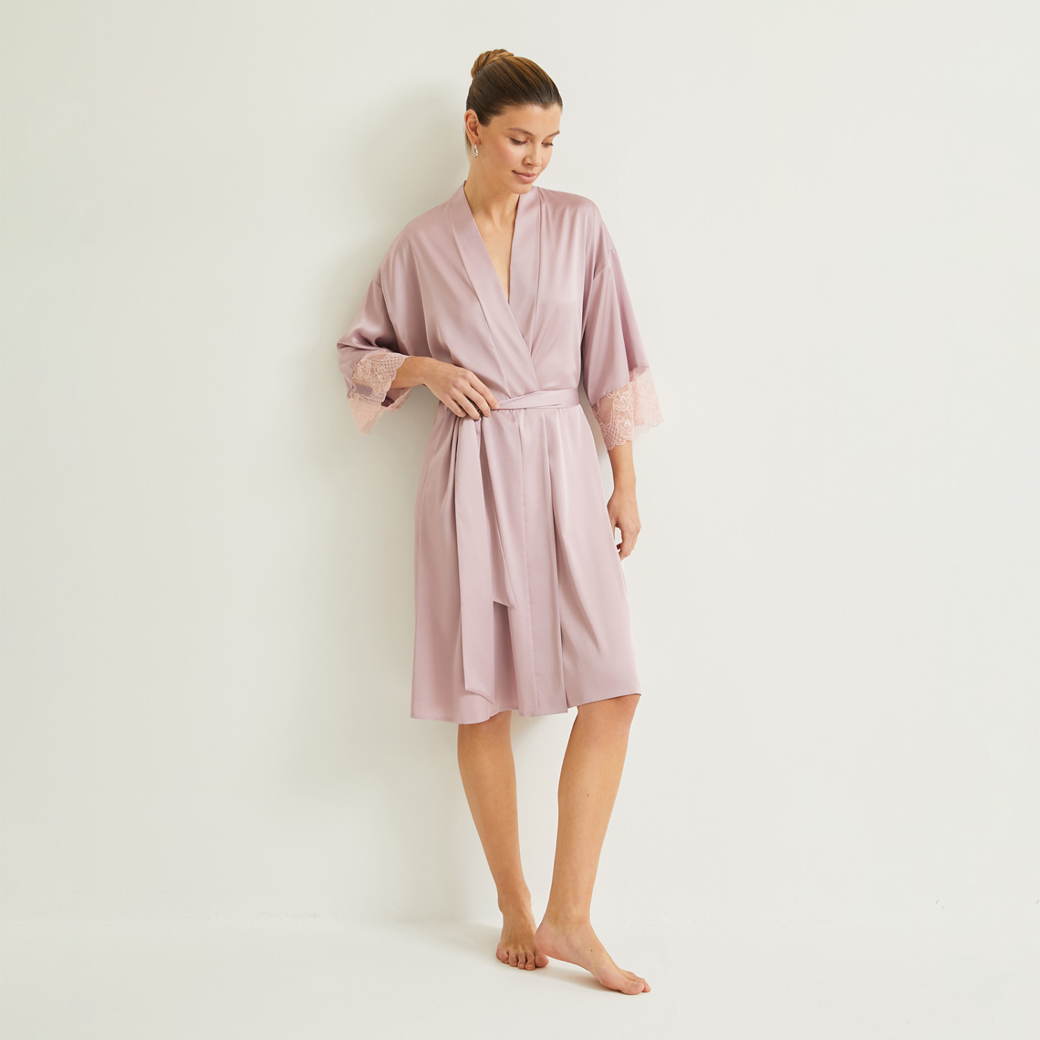 Халат Alisma, пудра - фото № 2