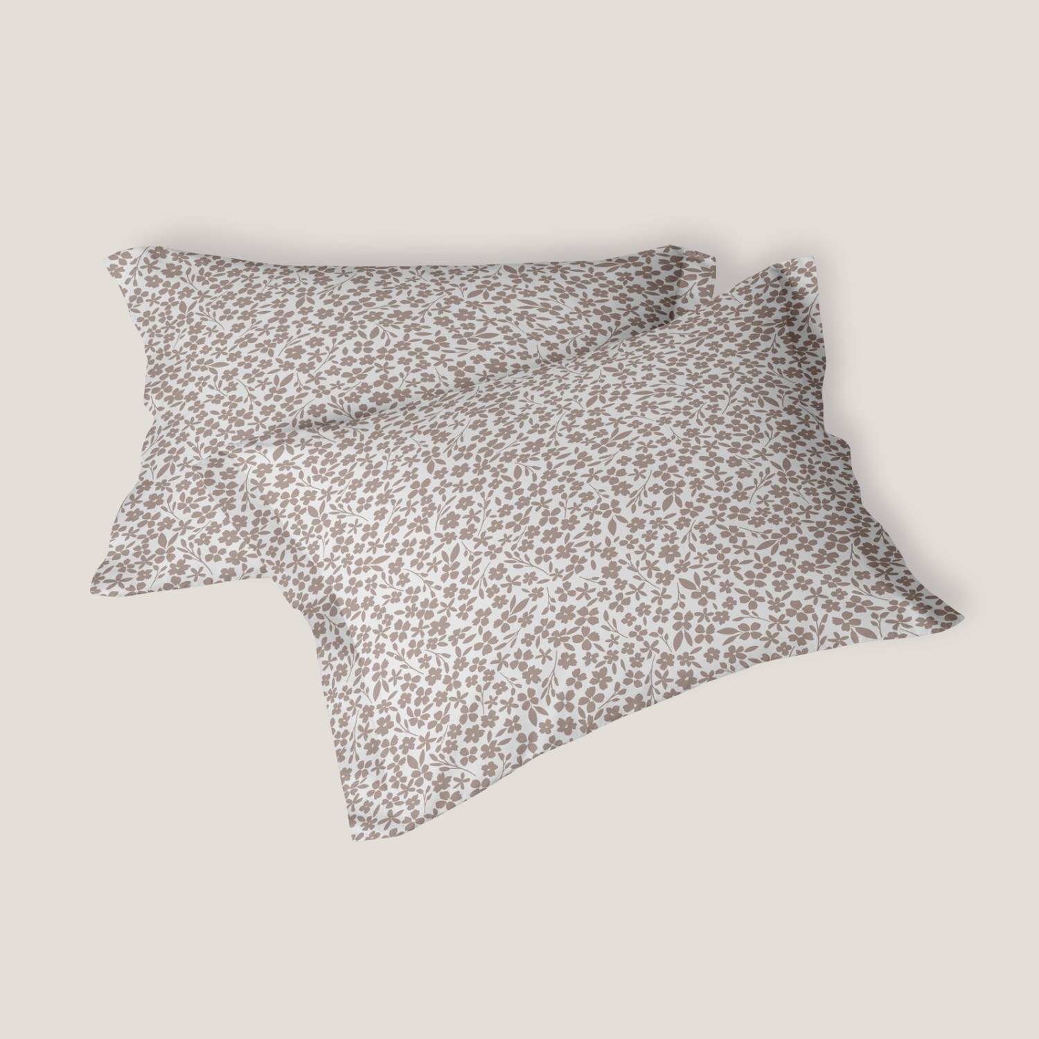 Комплект наволочек Капучино (цветы) с ушками - фото № 3