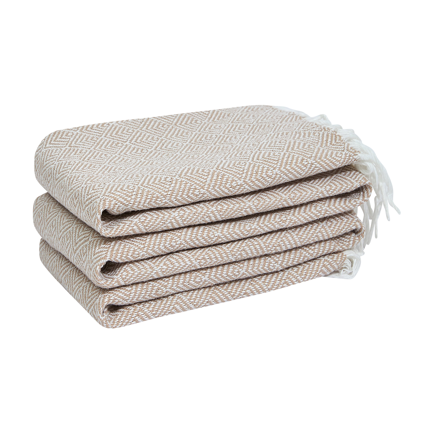 Плед Море/Mare, бежевый - фото № 8