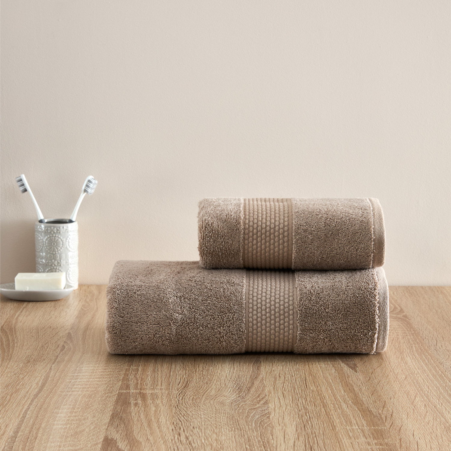 Полотенце махровое Favo, капучино - фото № 6