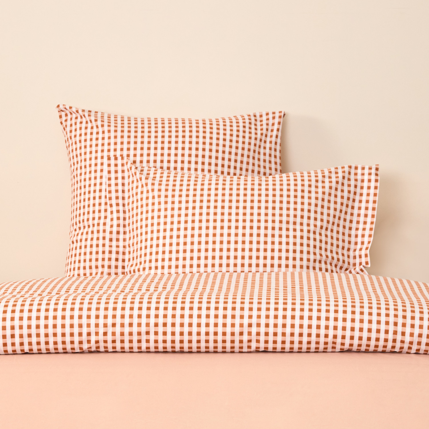 Постельное белье полукомплект Vichy, терракота - фото № 9