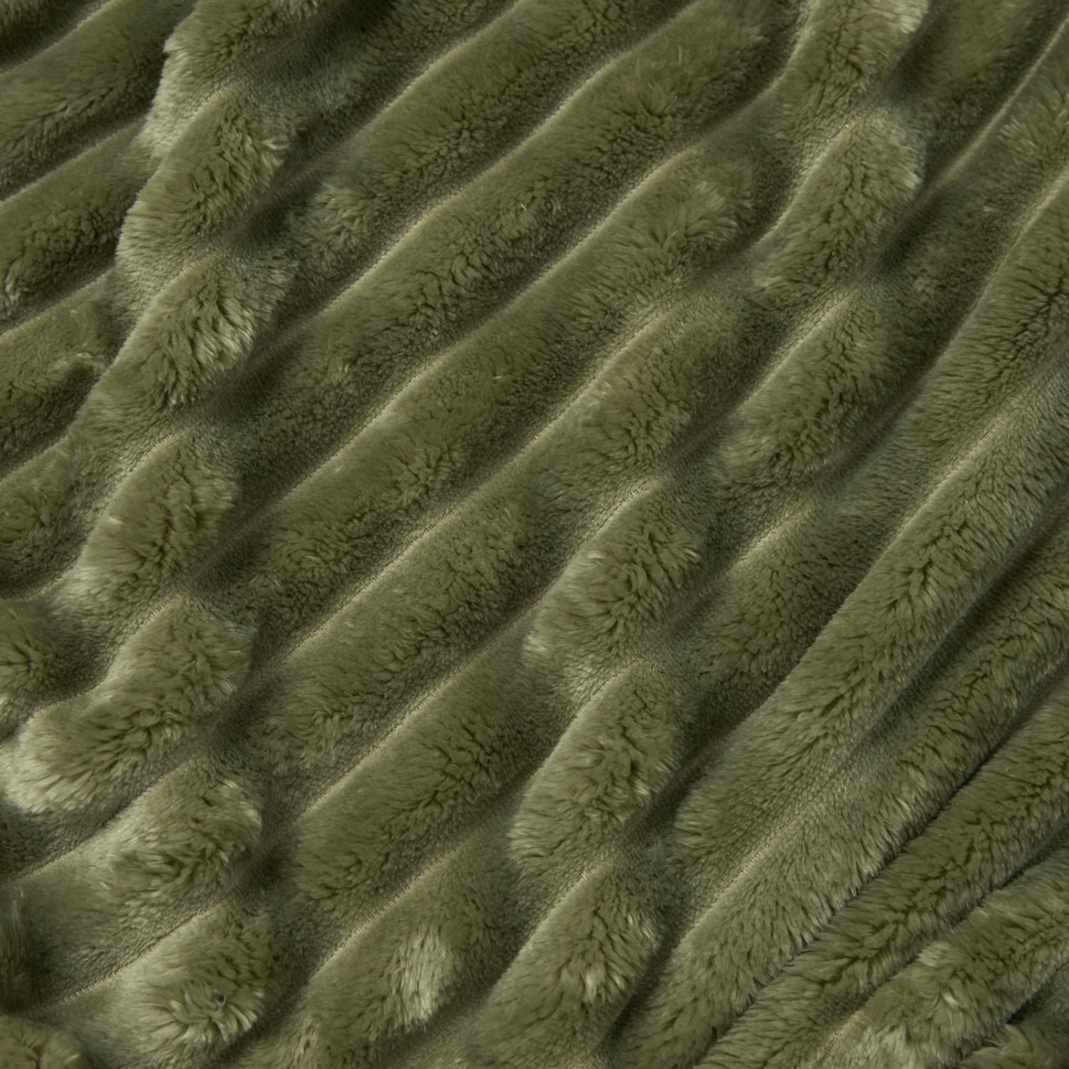 Плед Мягкая полоска/Soft strip, шалфей - фото № 4