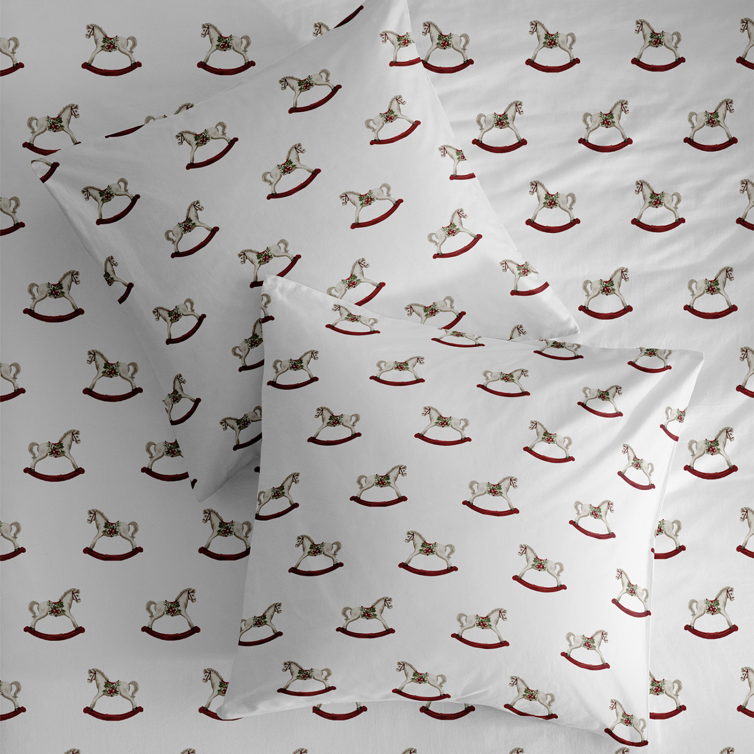 Комплект наволочек Игрушечные лошадки/Toy horses - фото № 2