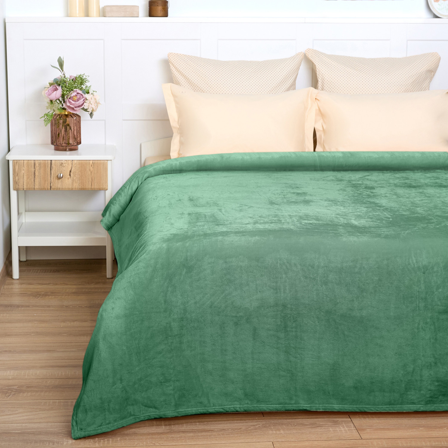 Плед Supersoft, мятный - фото № 2