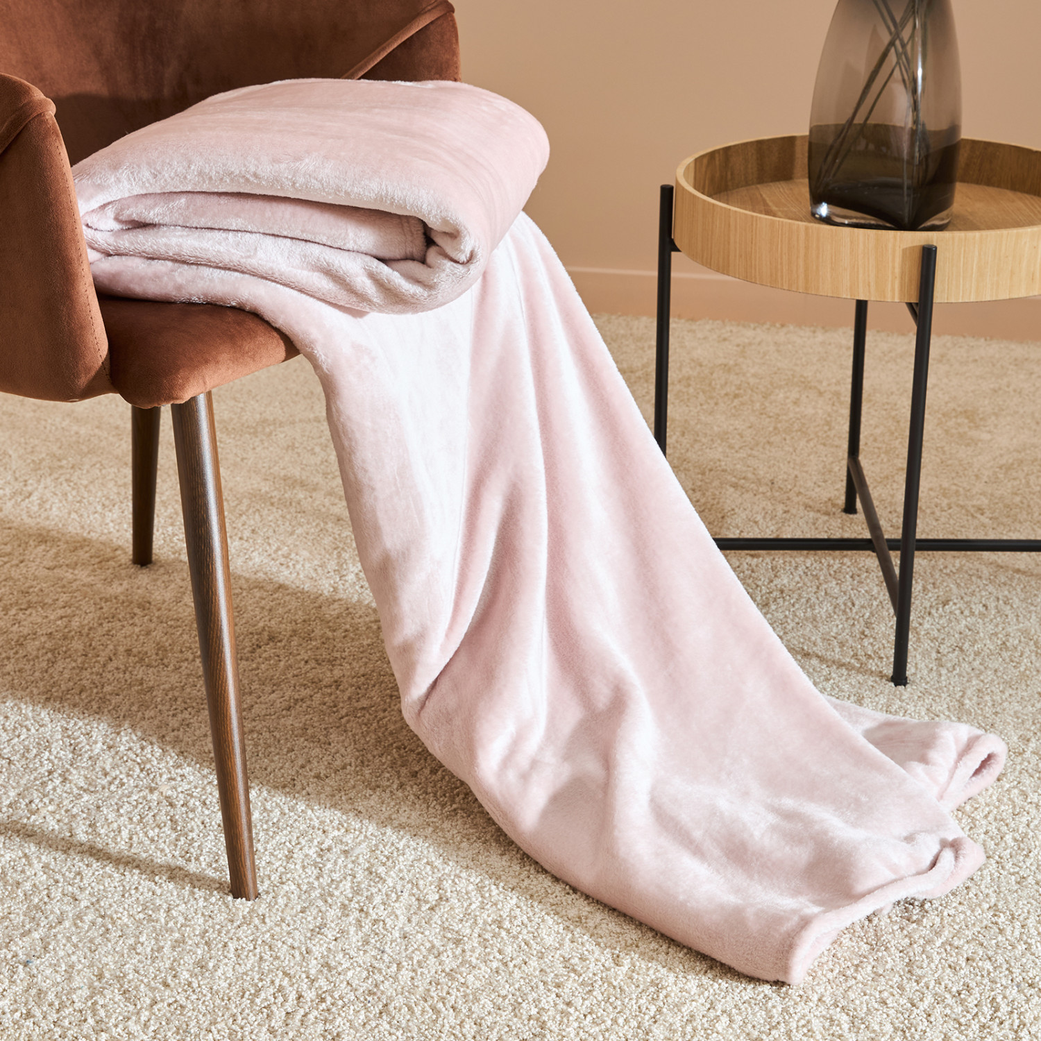 Плед Циприя/Cipria, розовый - фото № 3