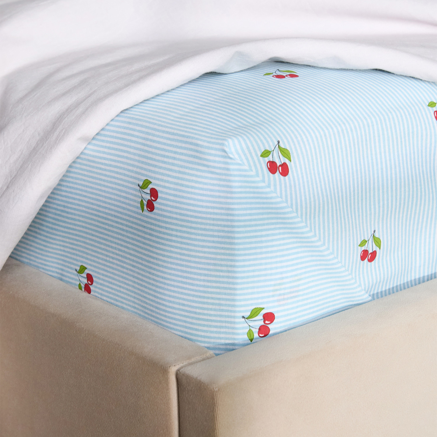 Простыня Вишневая полоска/Cherry stripe