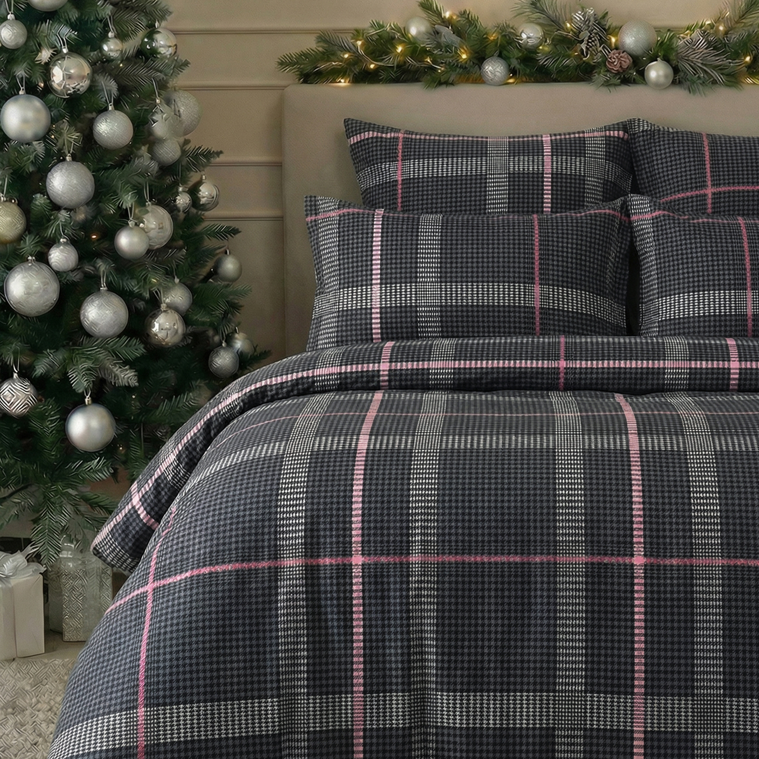 Постельное белье Бонмарито, серый III - фото № 13