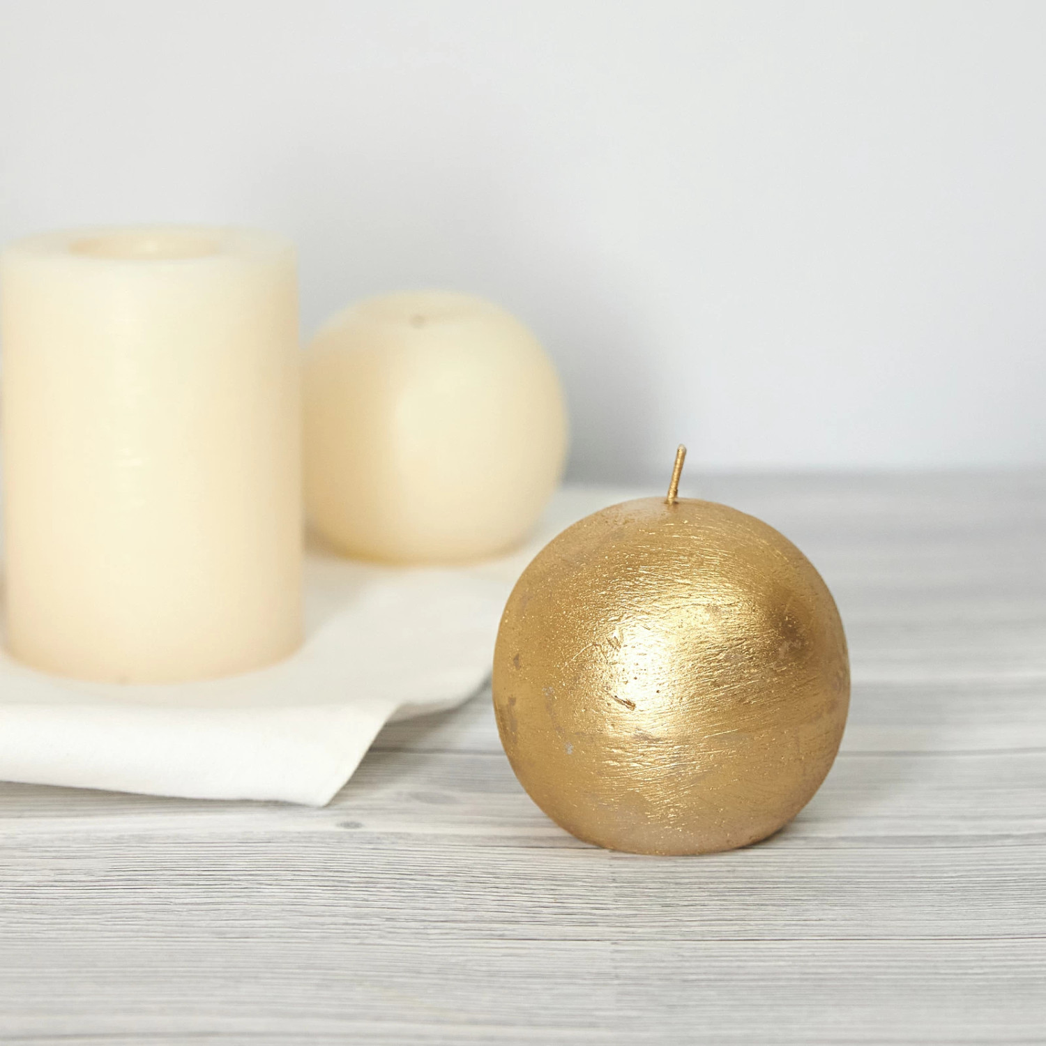 Свеча Fiamma Gold круглая