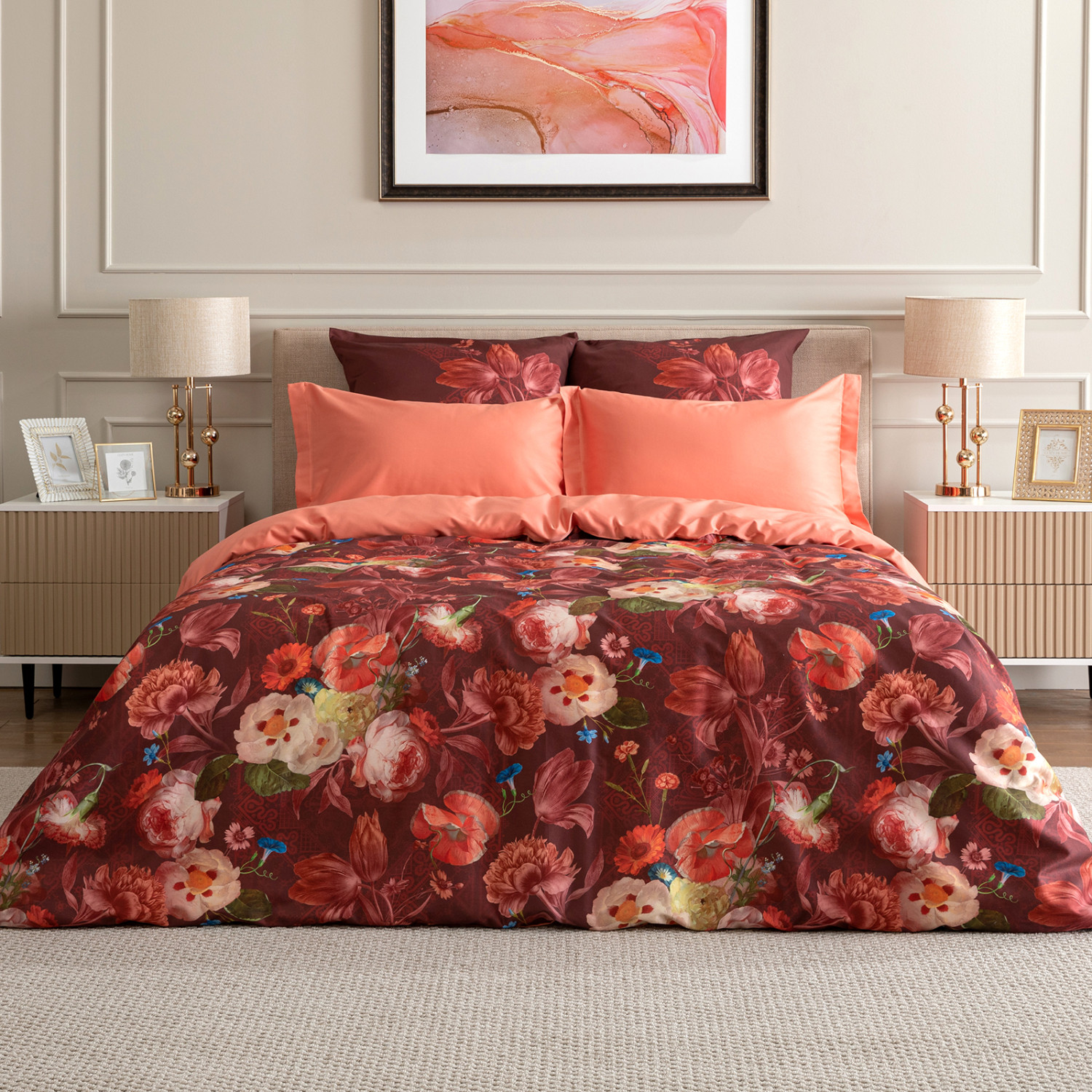 Постельное белье Rosa selvatica (на резинке) - фото № 2