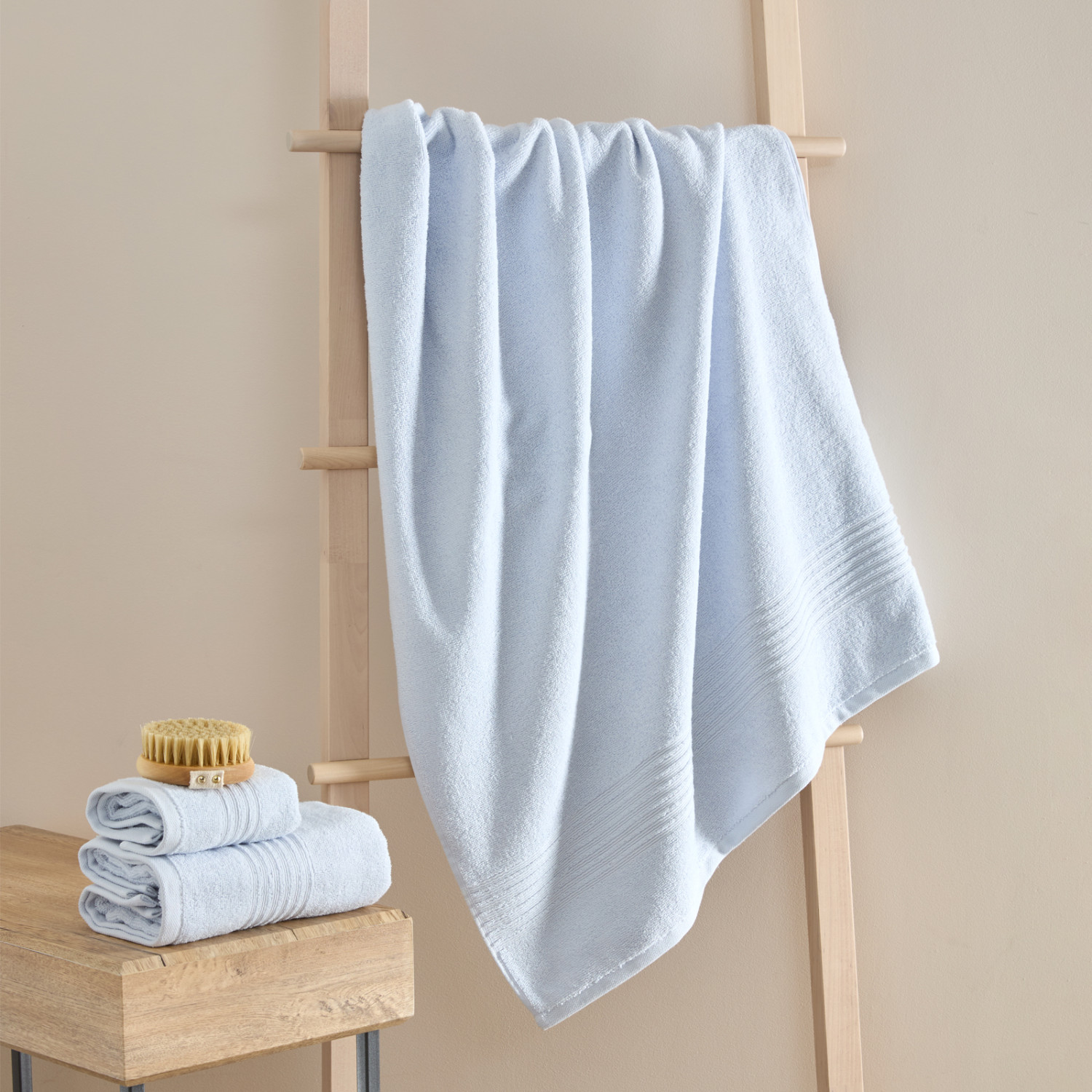 Полотенце махровое Fiorenza, жемчуг - фото № 3