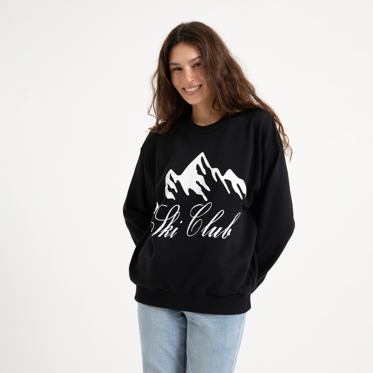 Свитшот Ski Club II - фото № 6