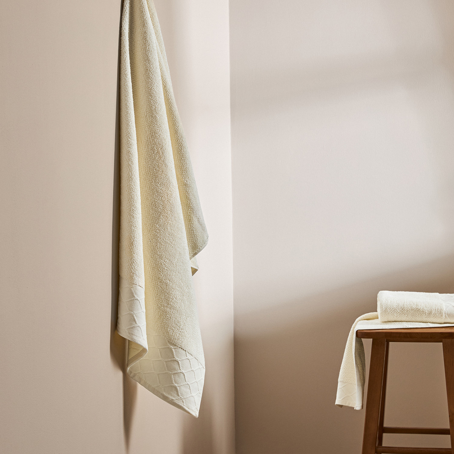 Полотенце махровое Savona, экрю - фото № 5