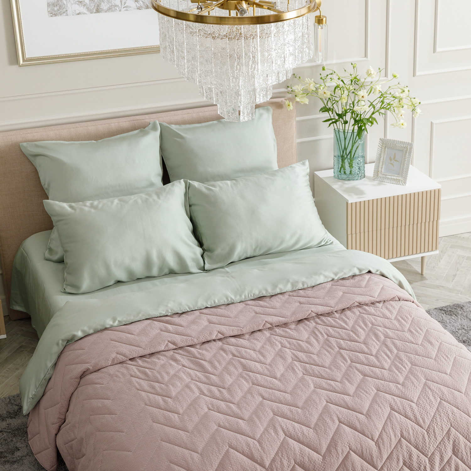 Покрывало Onde, какао - фото № 5