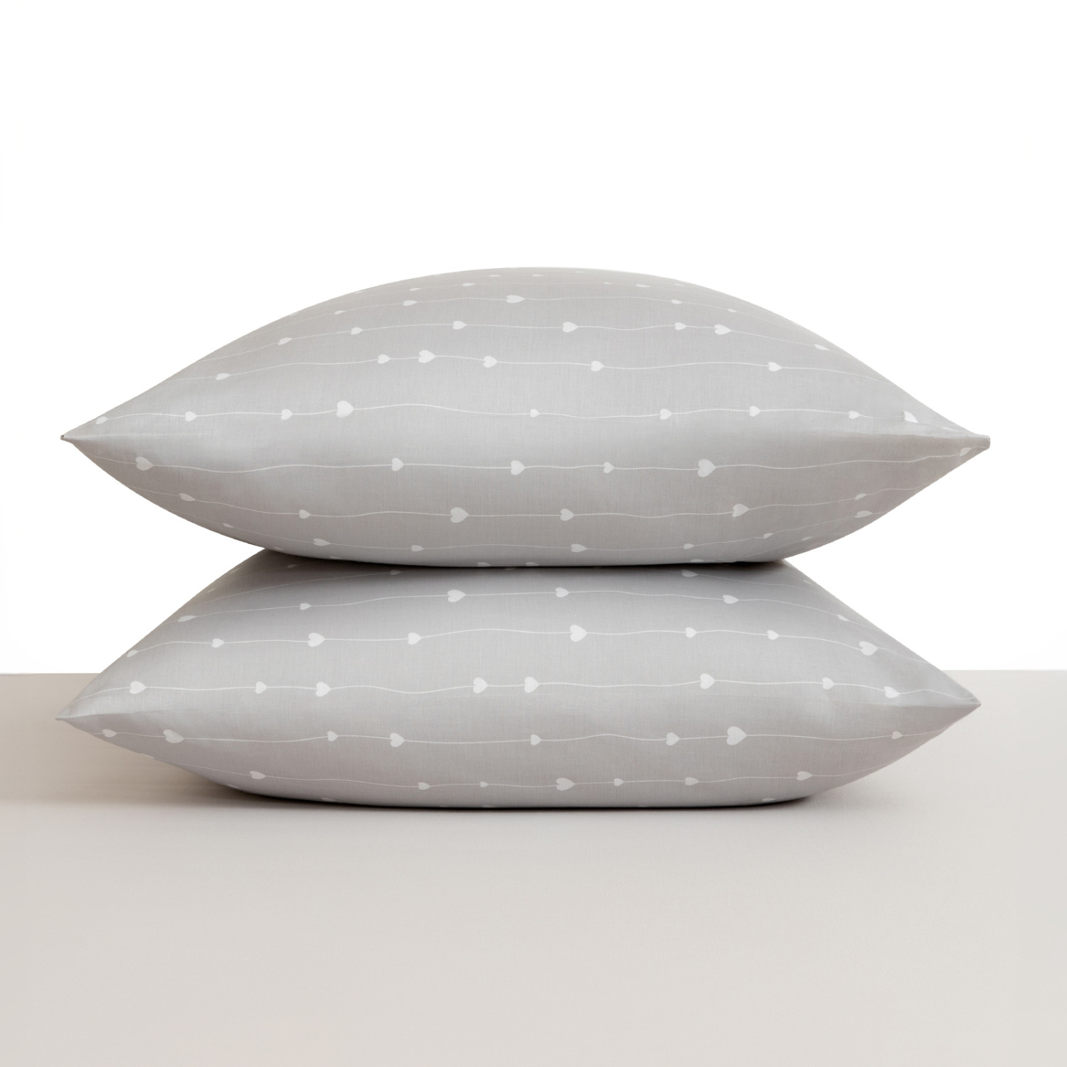 Комплект наволочек Серая романтика - фото № 2