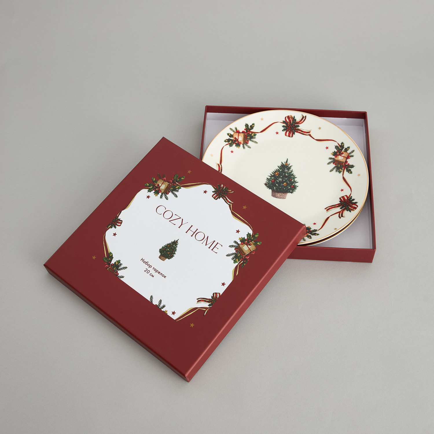 Набор тарелок Рождественская сказка/ Christmas tale - фото № 8