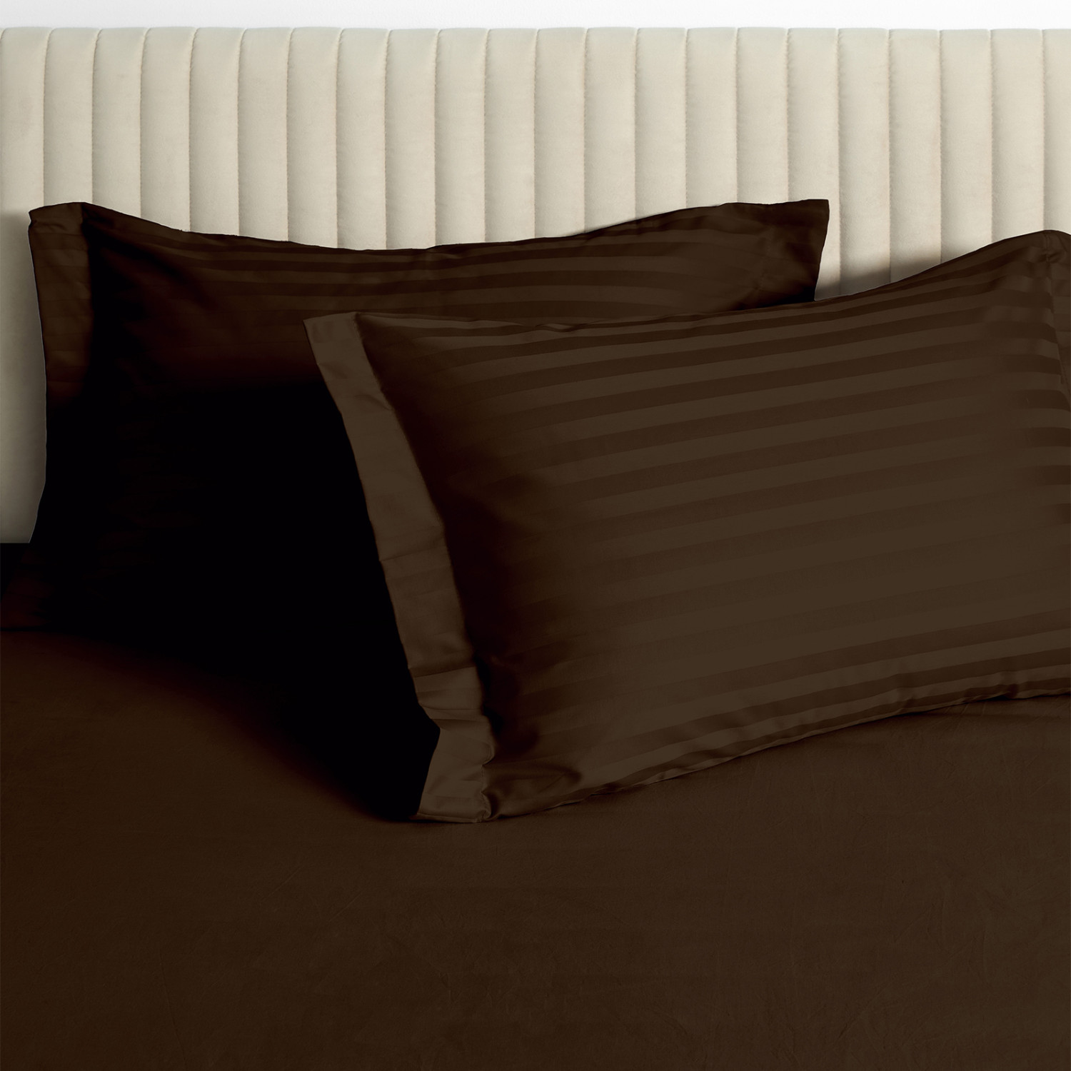 Комплект наволочек Корица/Cinnamon с ушками