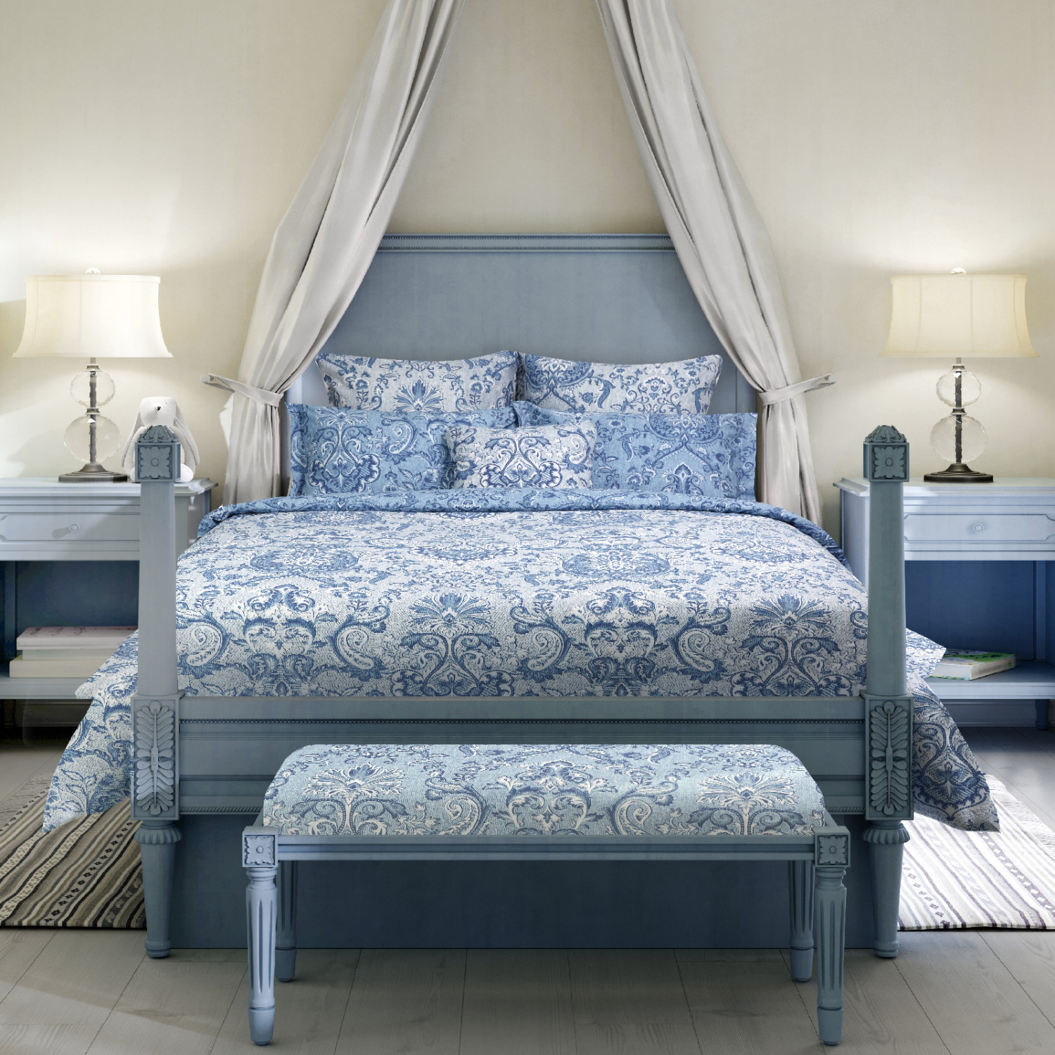 Постельное белье Mistero Blue (тубус) - фото № 2