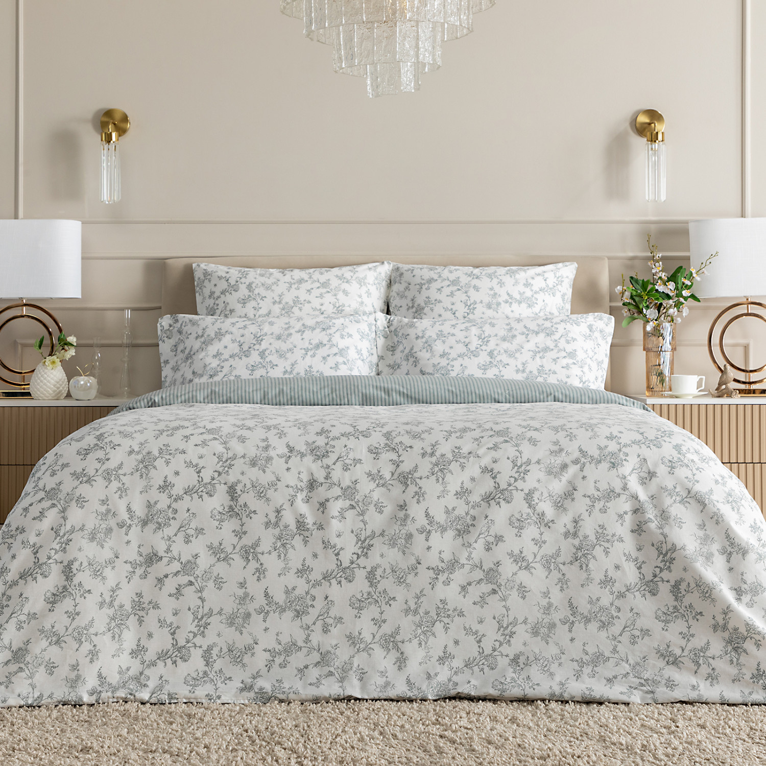 Постельное белье Цветочный/Floreale - фото № 3