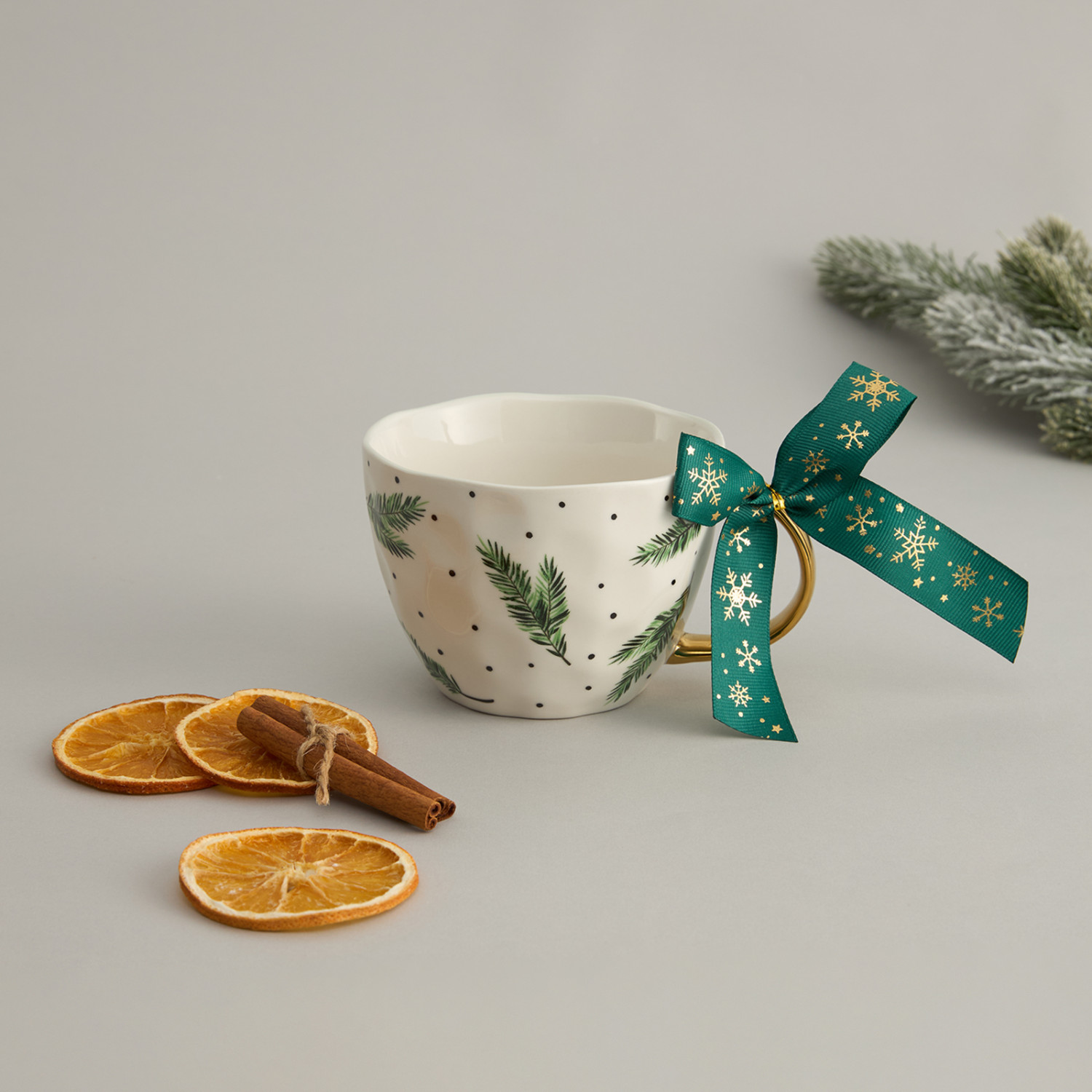 Кружка Christmas Wreath I - фото № 4