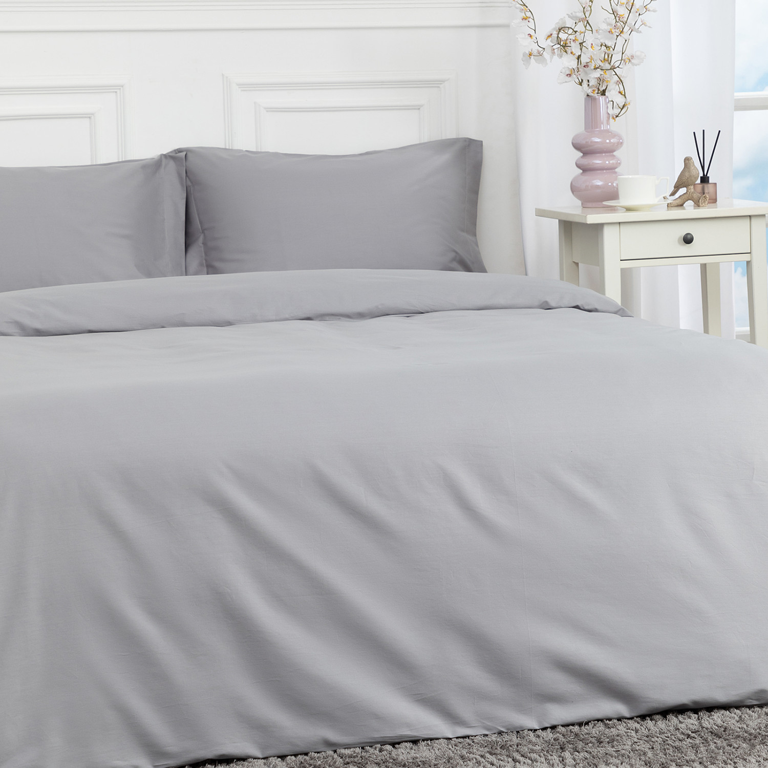 Постельное белье Silver grey - фото № 5