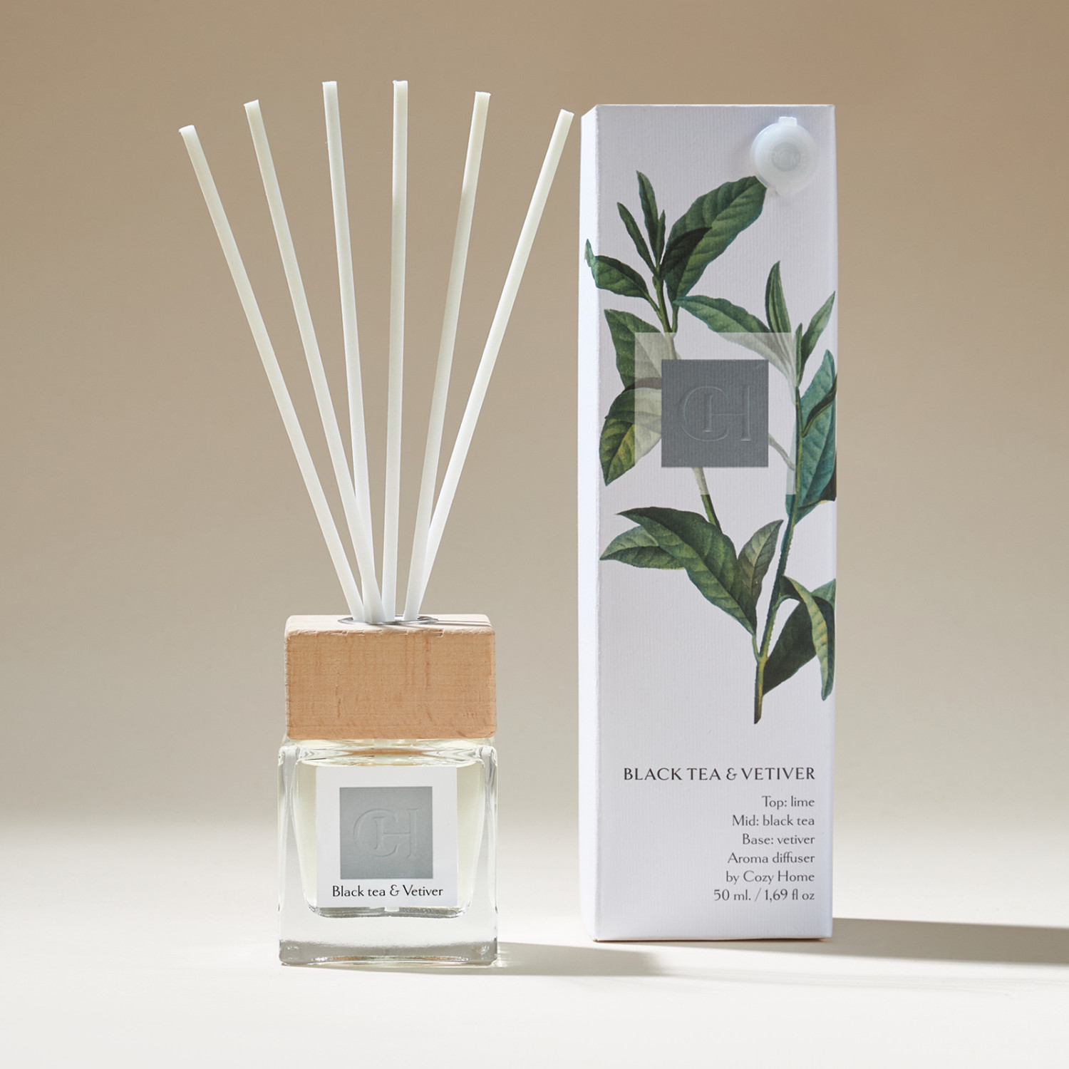 Диффузор Черный чай/Black tea & Ветивер/Vetiver II 50 мл - фото № 2