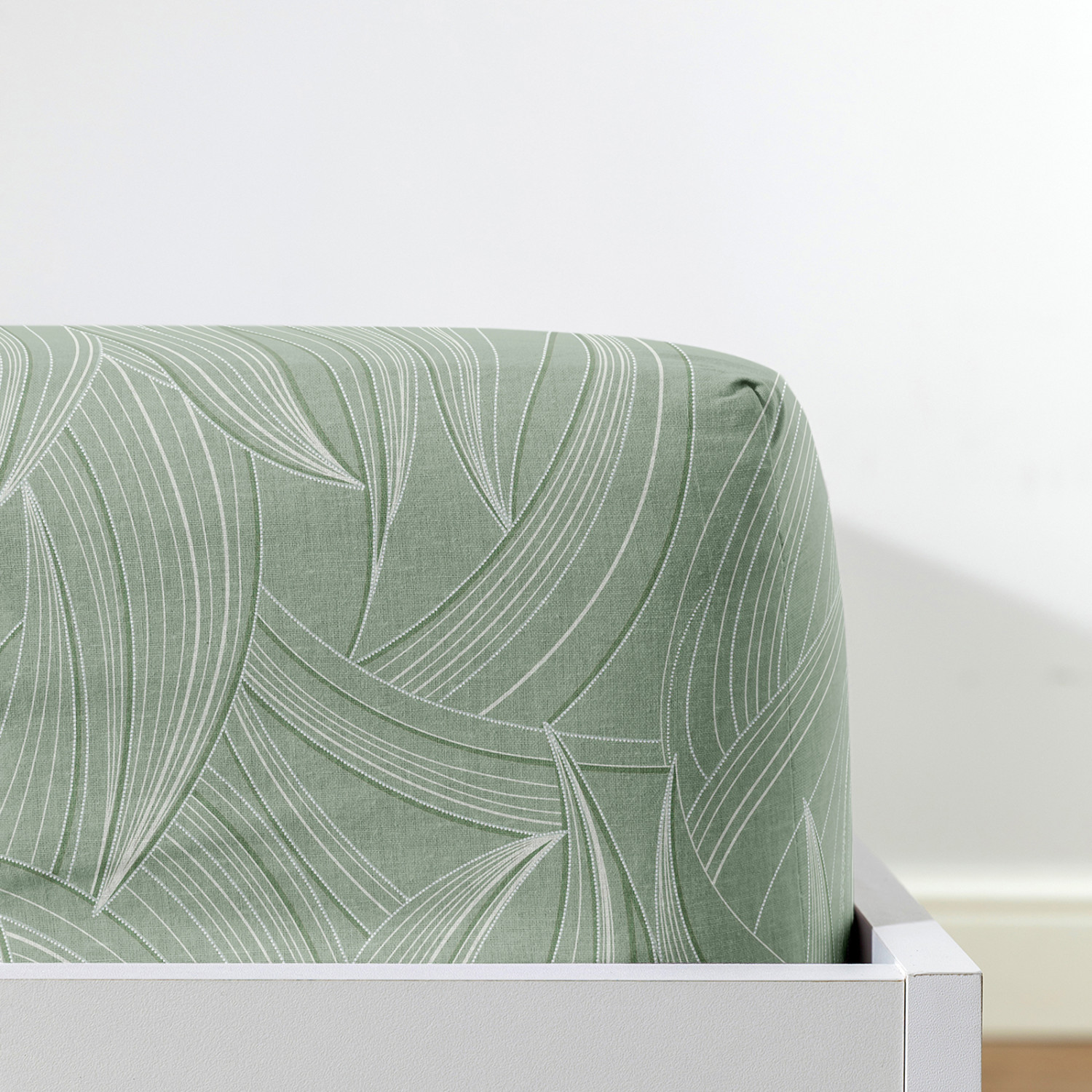 Простыня на резинке Dancing Leaves - фото № 2