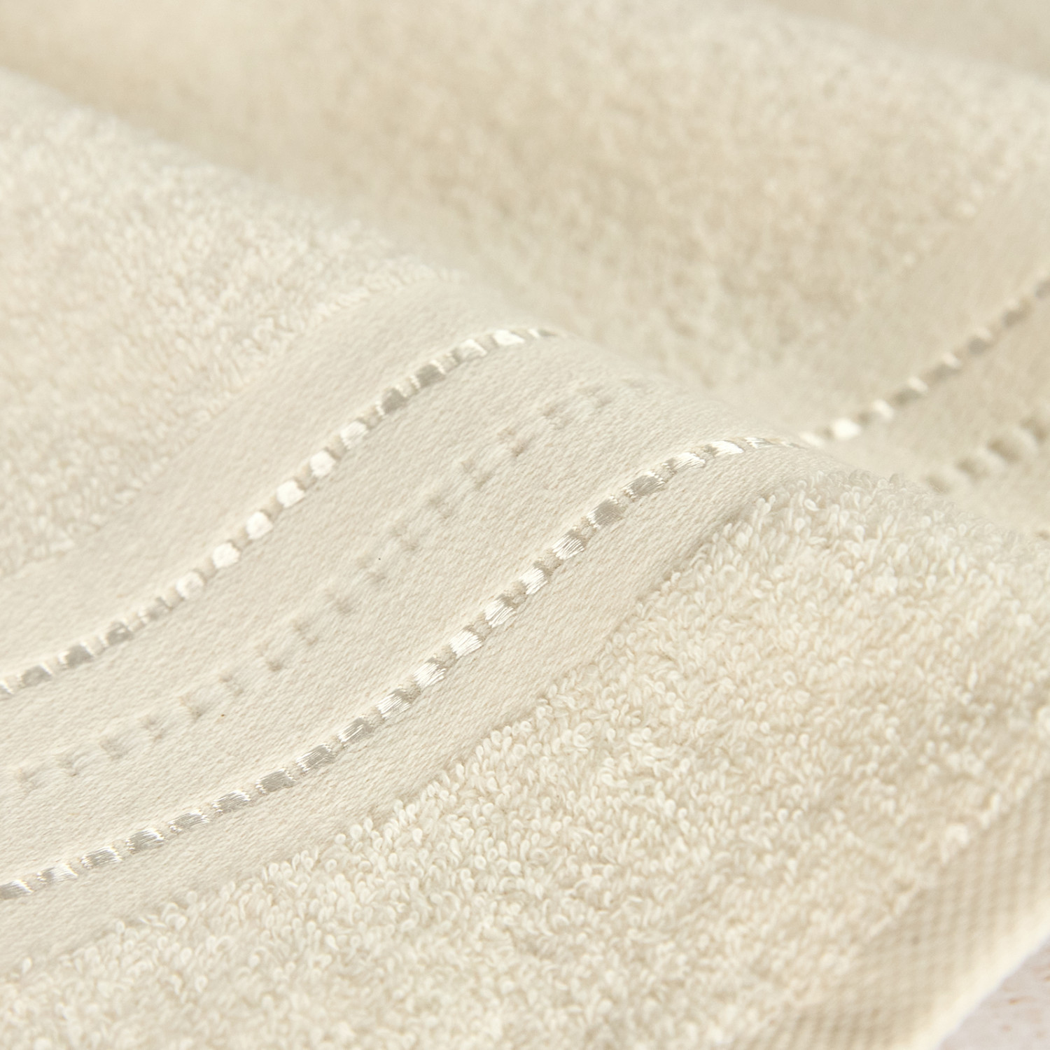 Полотенце махровое Basena, молочное - фото № 4