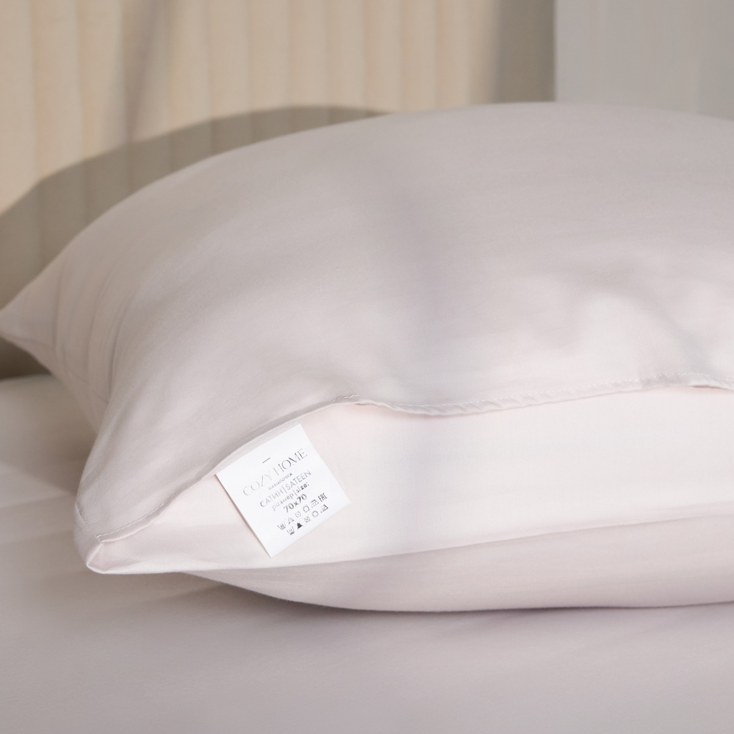 Комплект наволочек Лилово-серый/Gray Lilac - фото № 7