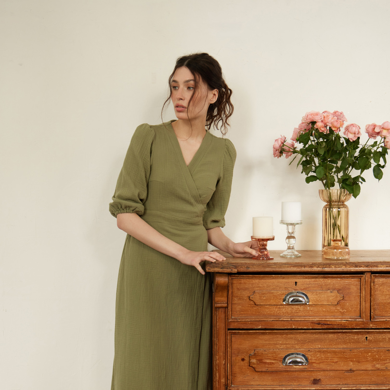 Свеча Fiamma классическая, белая II - фото № 6