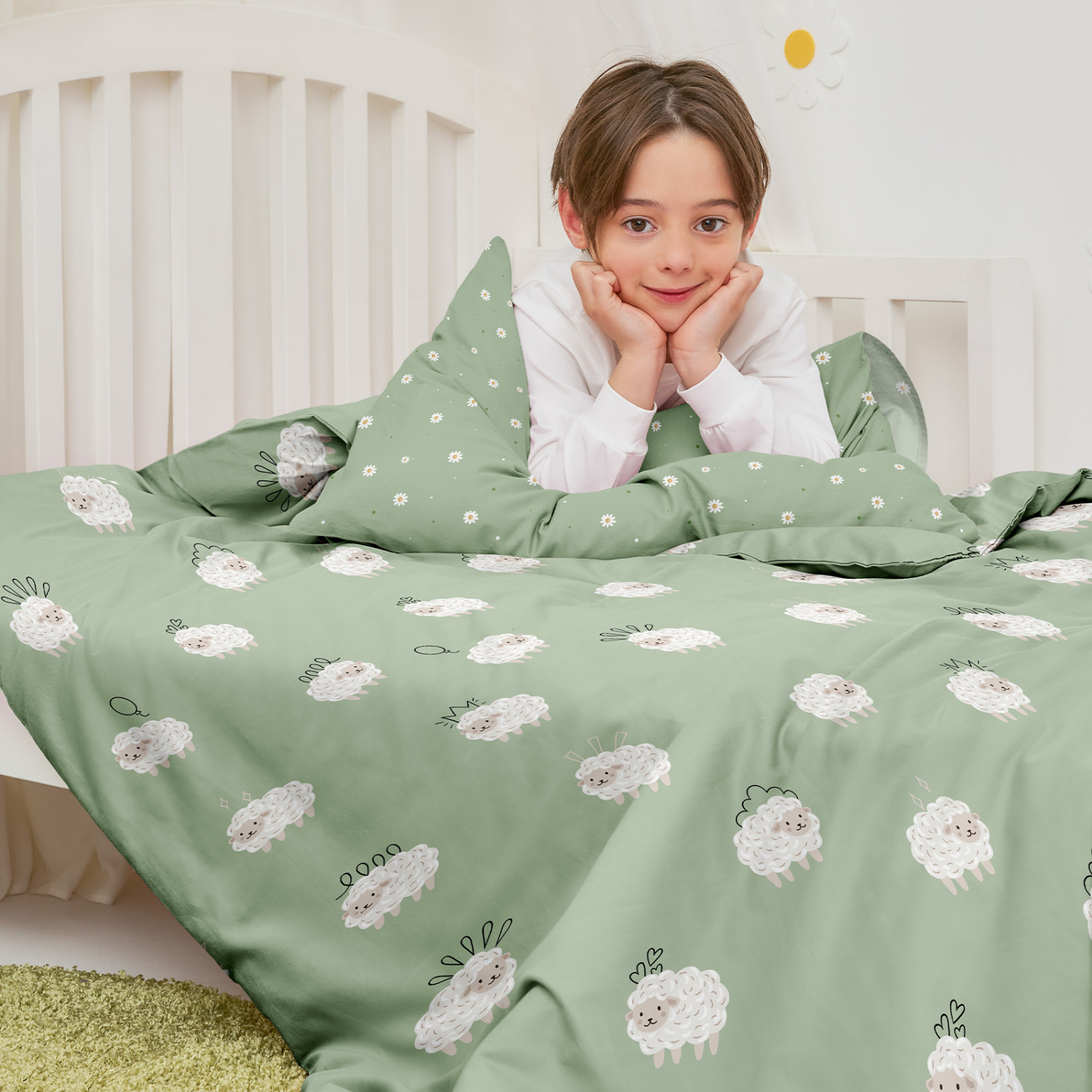 Постельное белье детское Милая овечка/Cute sheep - фото № 5