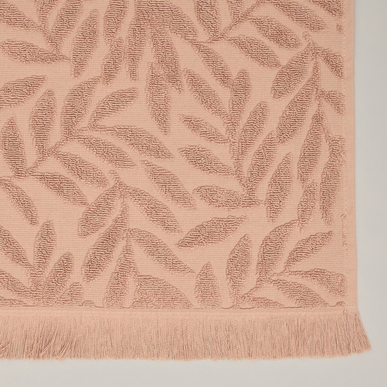 Полотенце махровое Цветение/Fioritura, бежевое - фото № 4