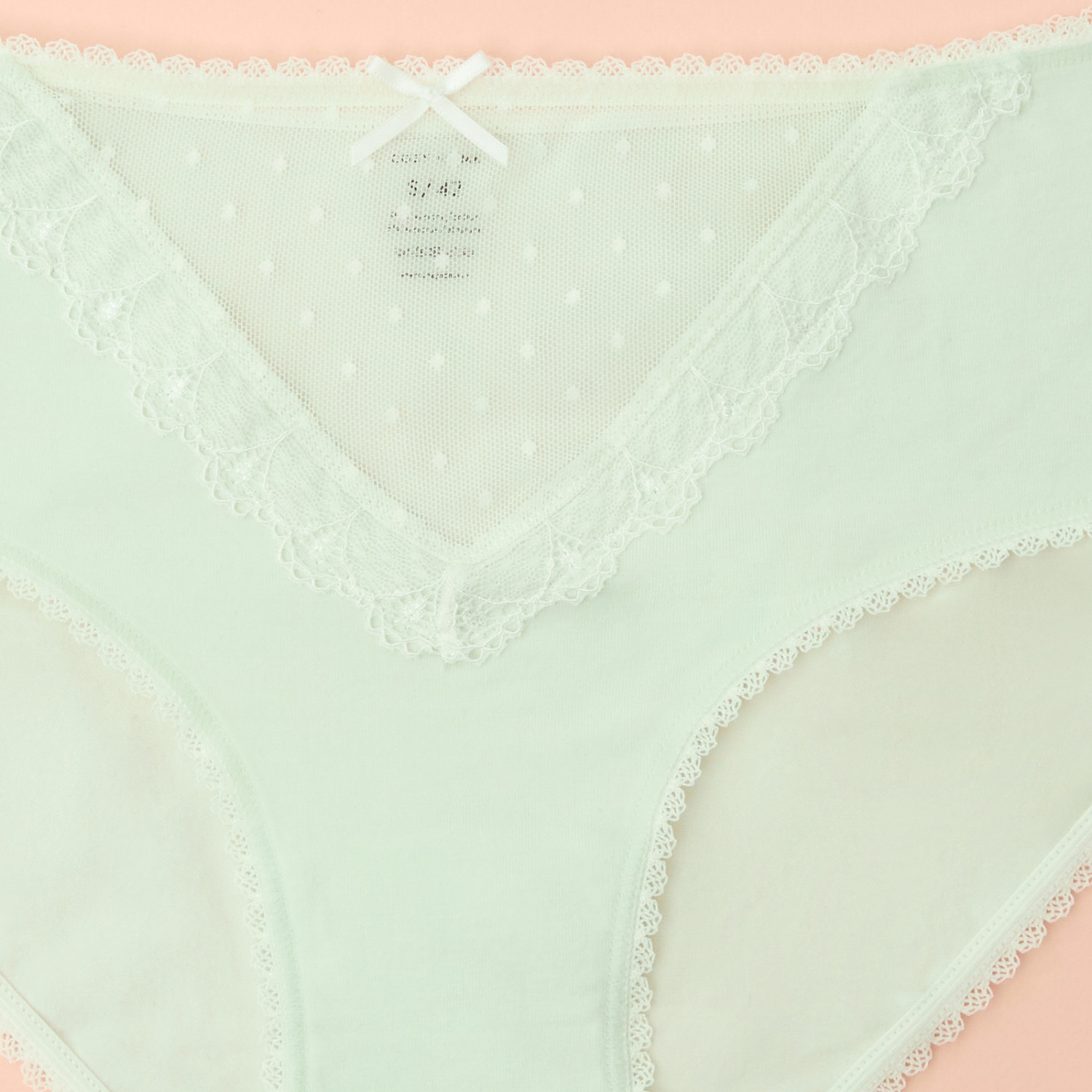 Набор трусов Maxi Slip, зеленый/голубой/бежевый - фото № 11