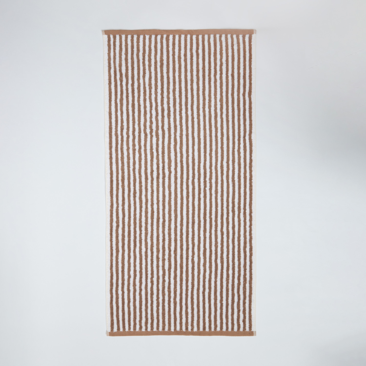 Комплект полотенец Узкая полоска/Striscia stretta, какао - фото № 9