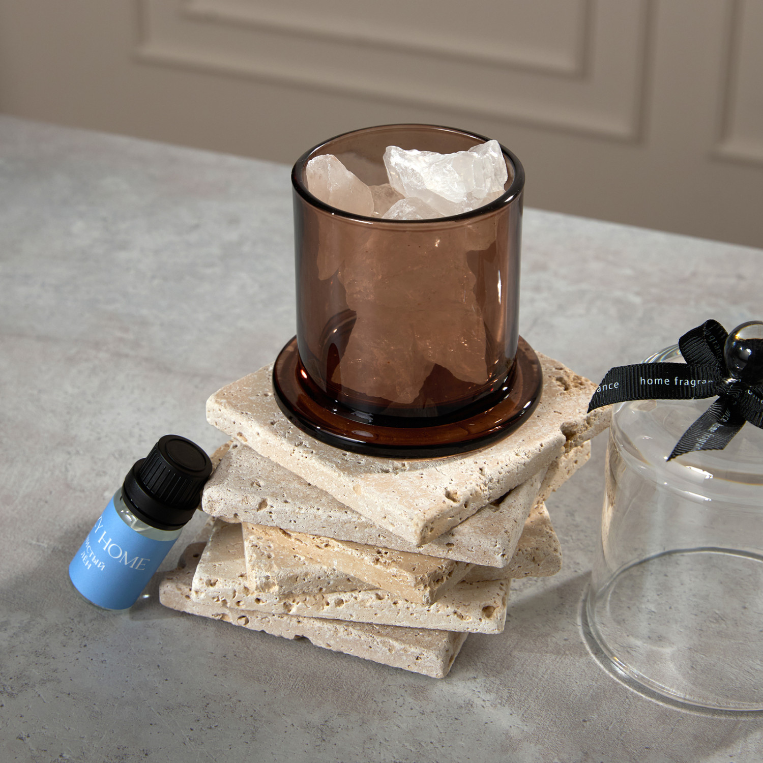 Диффузор с камнями Чистый лён 30 мл - фото № 13