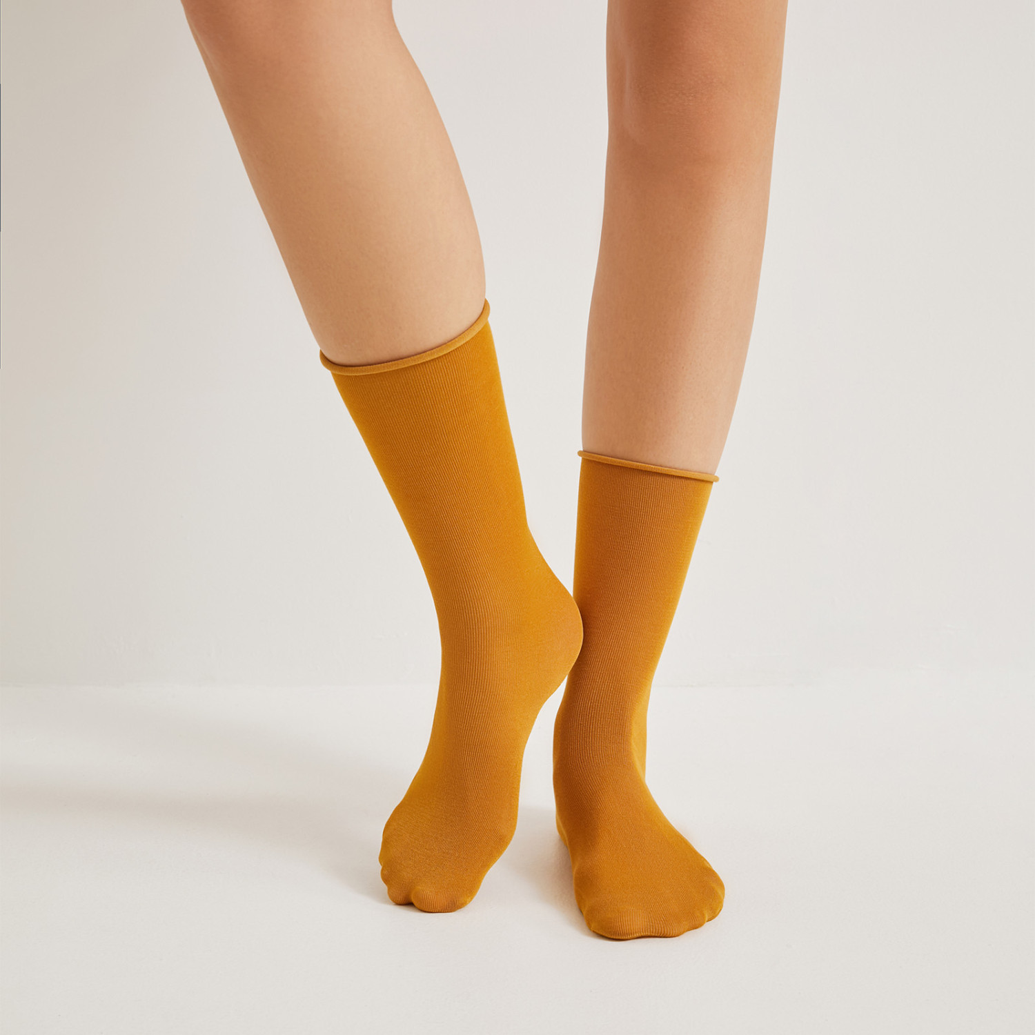 Носки Валенсия, желтые/зеленые - фото № 2