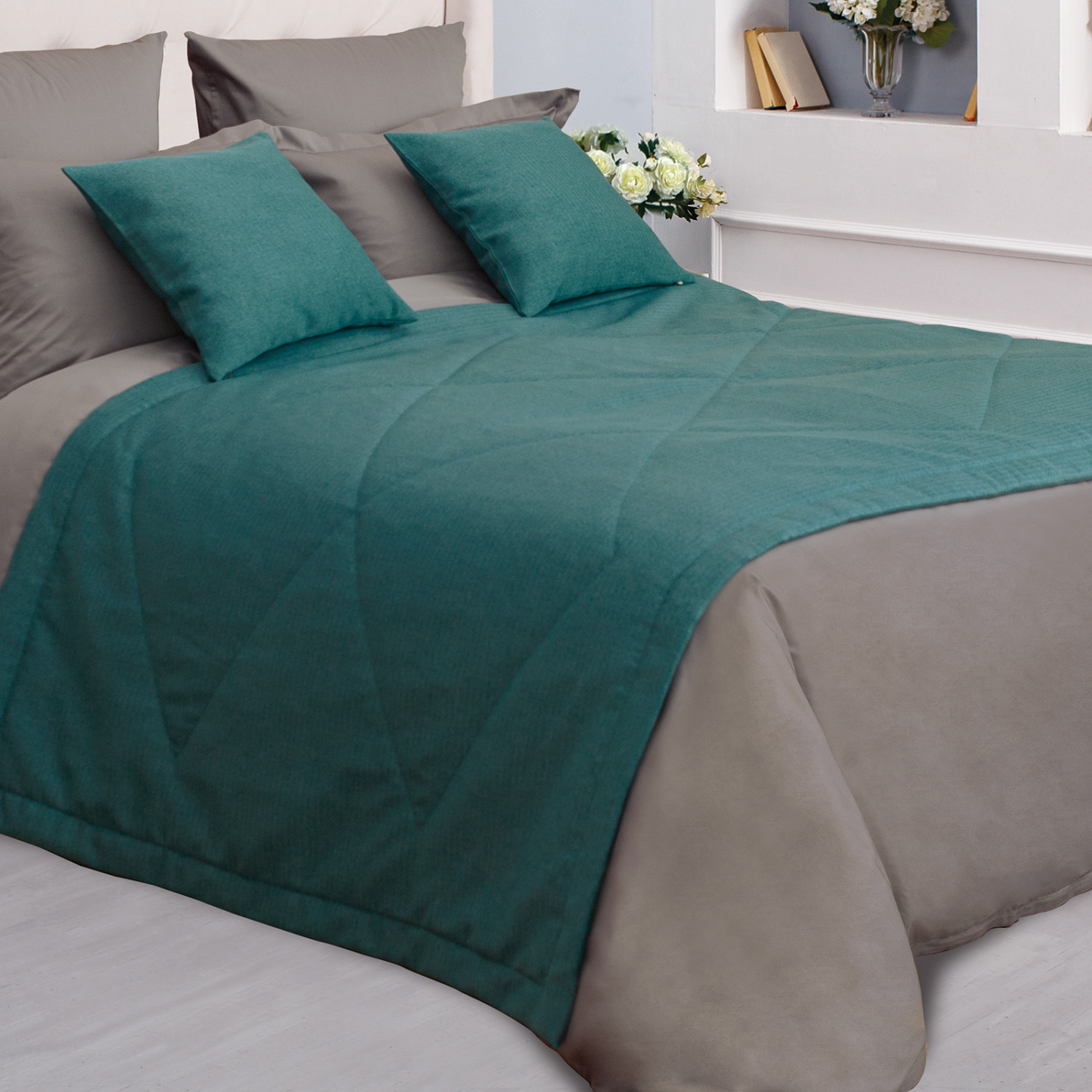 Покрывало Doria, зеленое - фото № 4