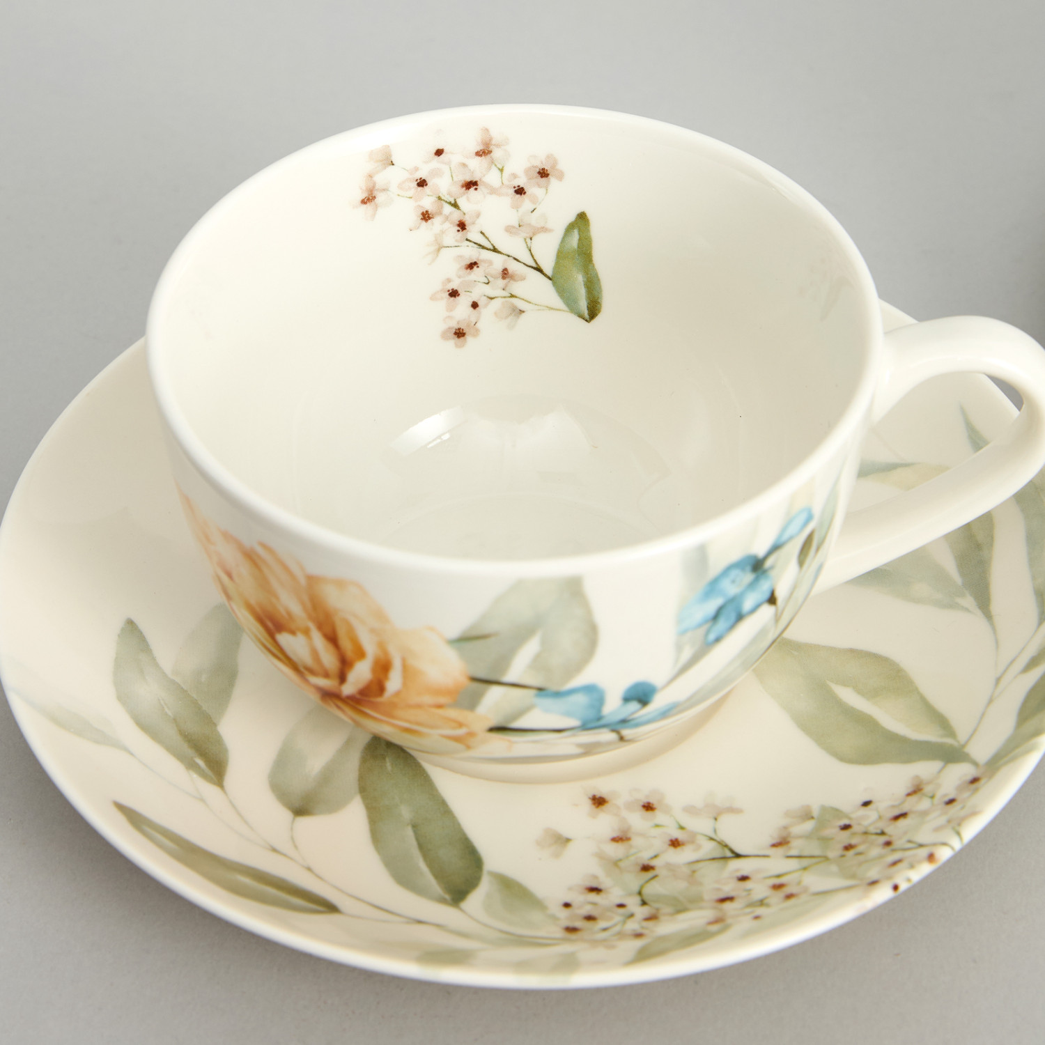 Набор чайных пар Цветущие луга/Prati Fioriti - фото № 3