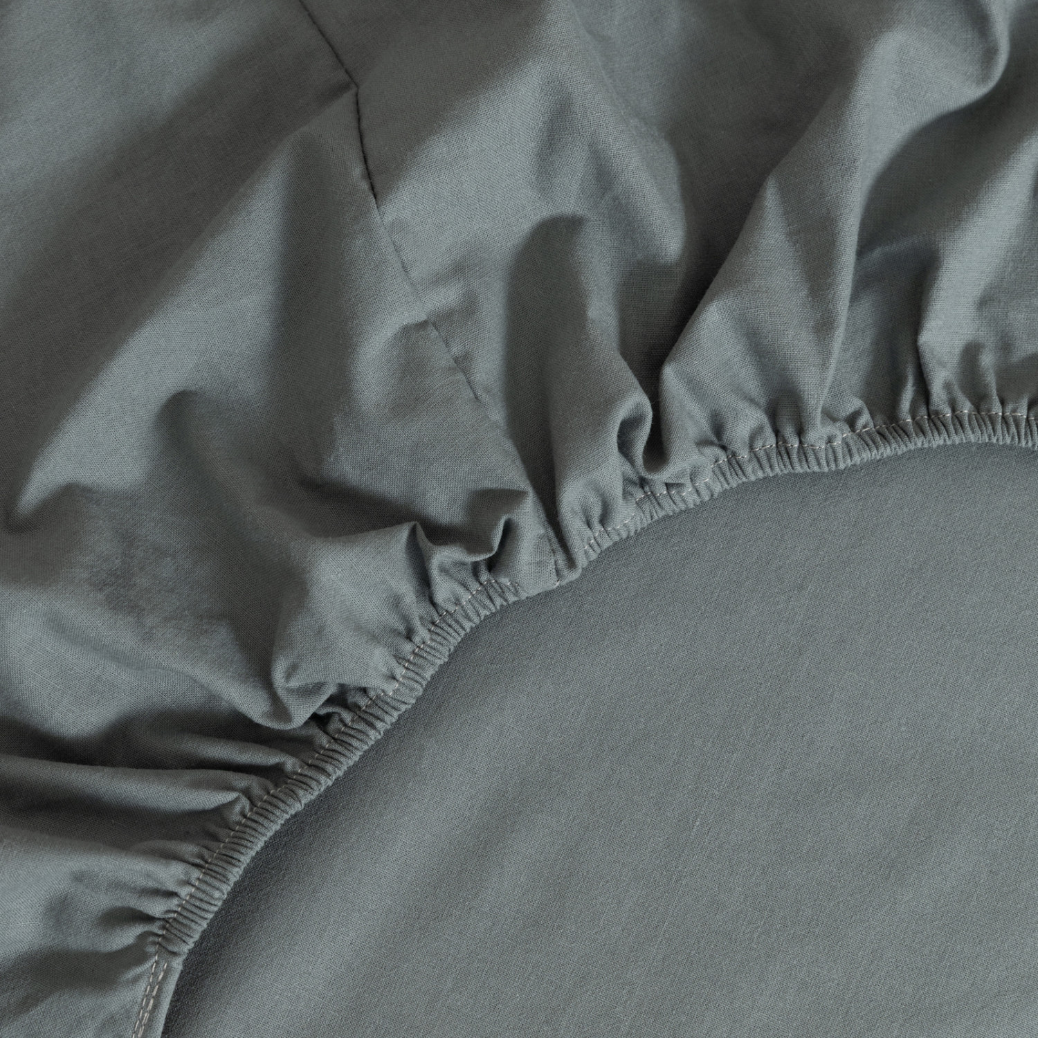 Простыня на резинке Графит/Graphit - фото № 5