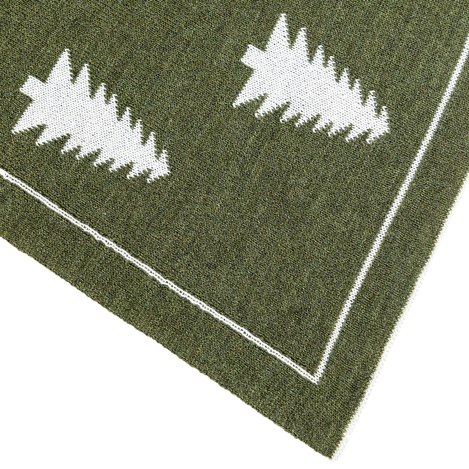 Плед Abete rosso, зеленый - фото № 8