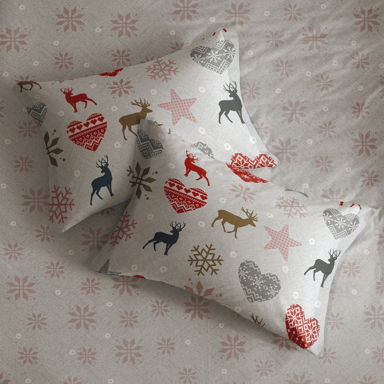 Комплект наволочек Winter с ушками - фото № 2