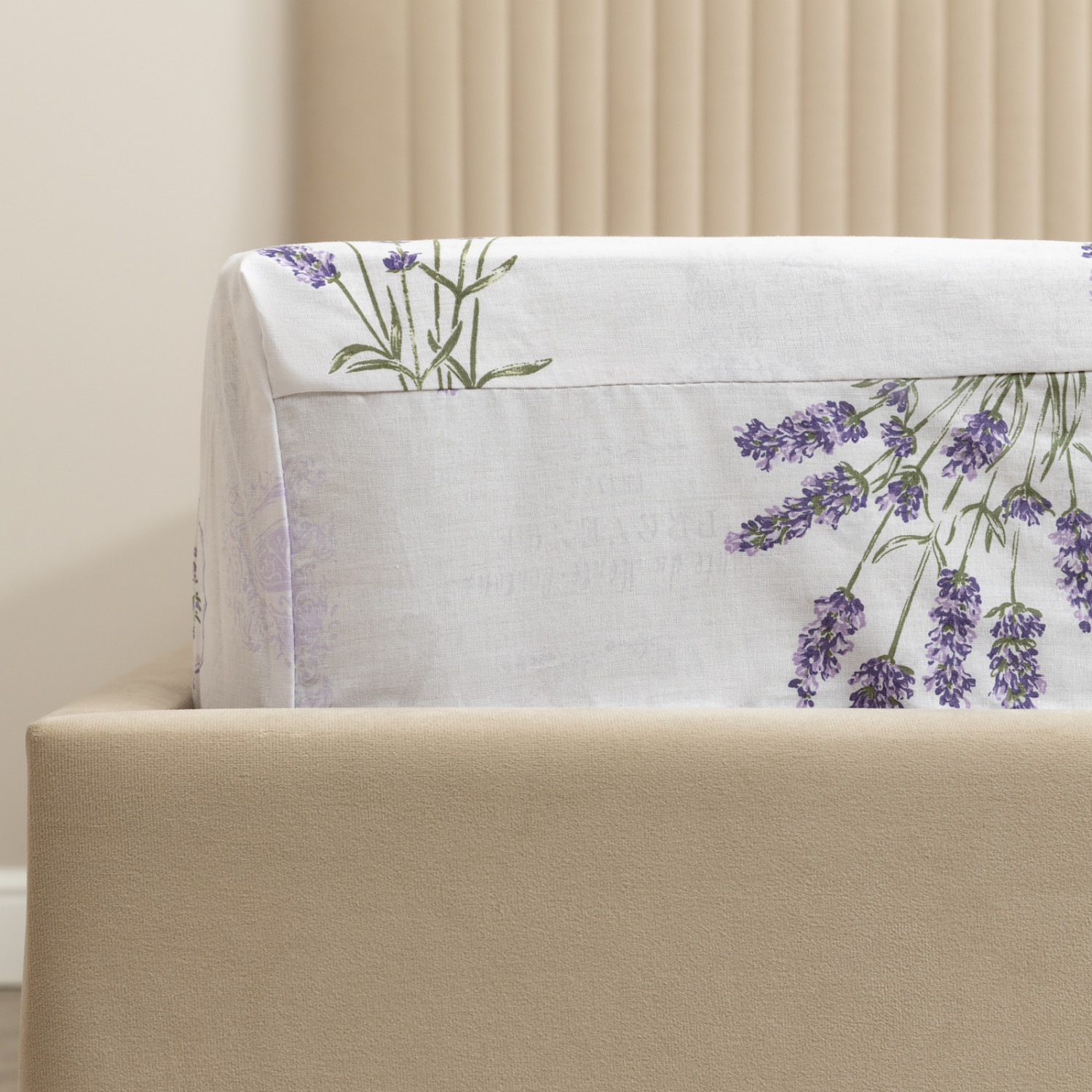 Простыня на резинке Lavender, лаванда - фото № 2