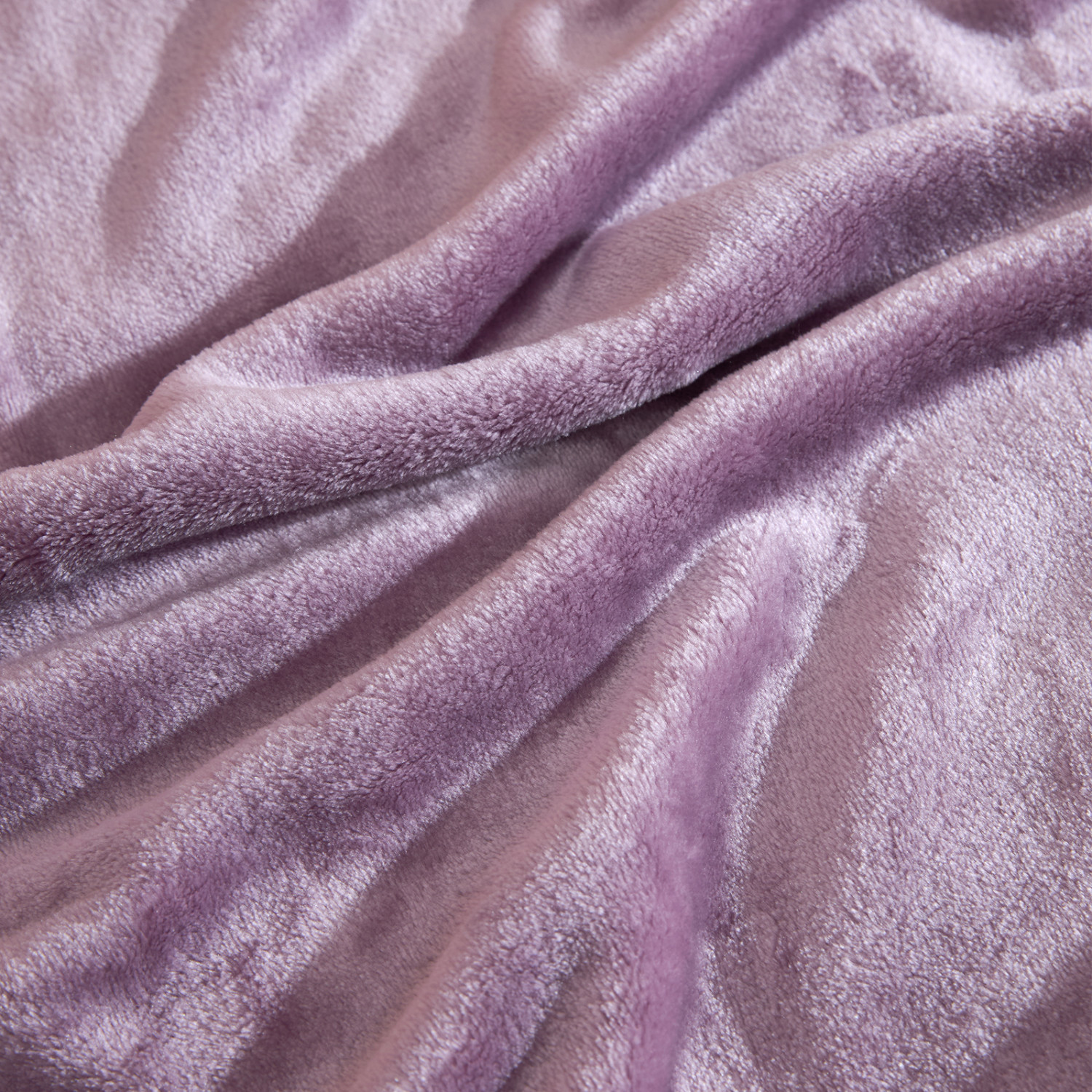 Плед Сверхмягкий/Supersoft, сирень - фото № 4