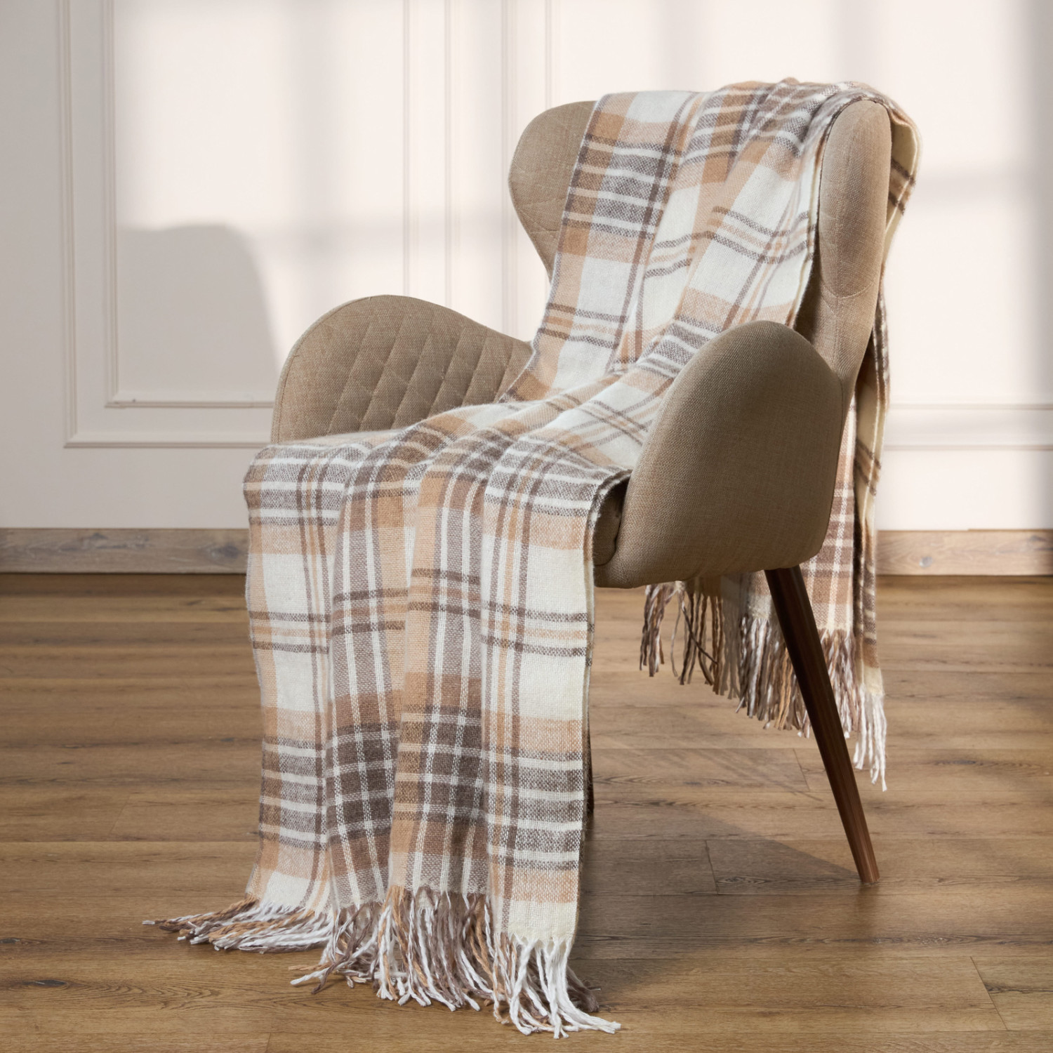 Плед Вернаго/Vernago, бежевый