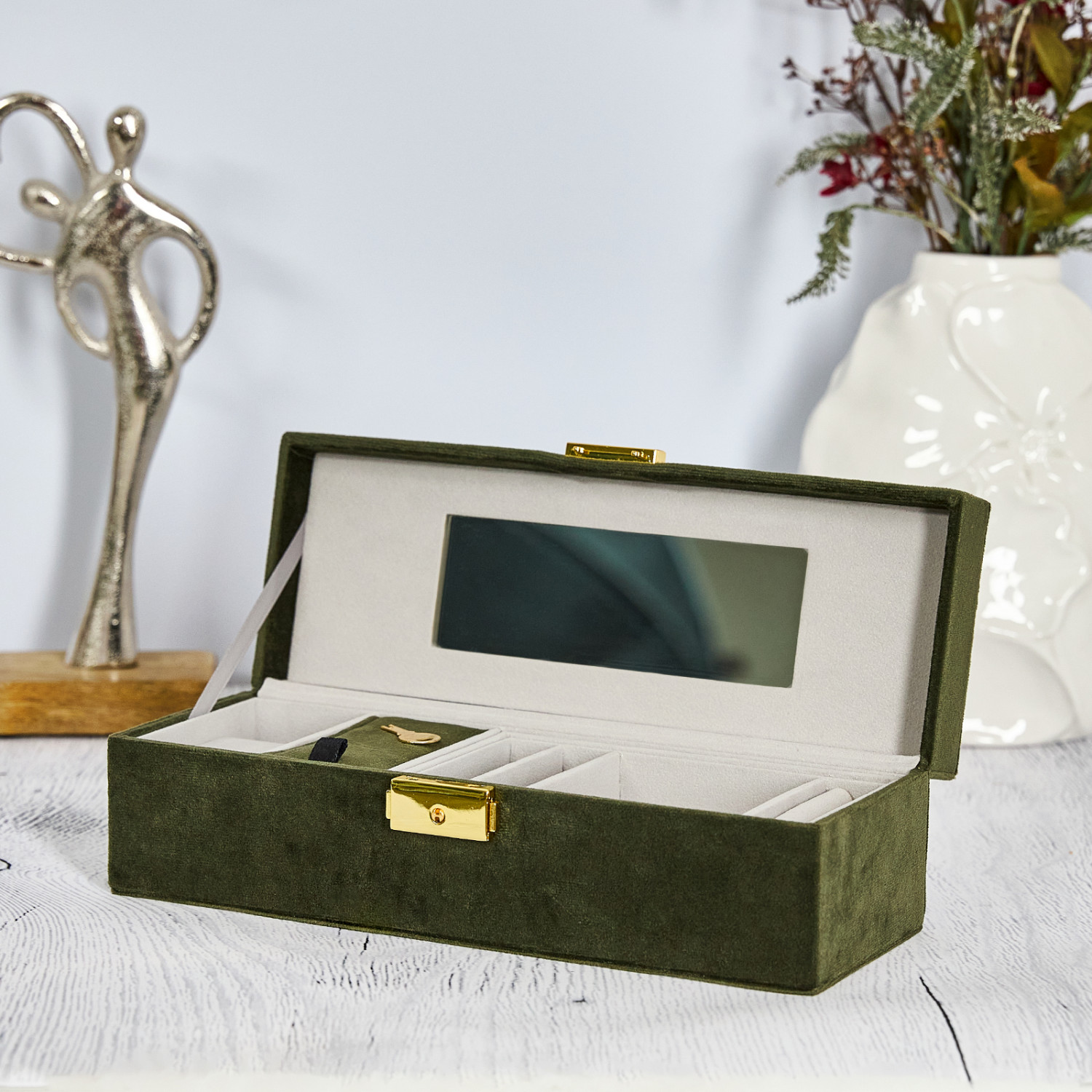 Шкатулка Puntarazzi, зеленая - фото № 2