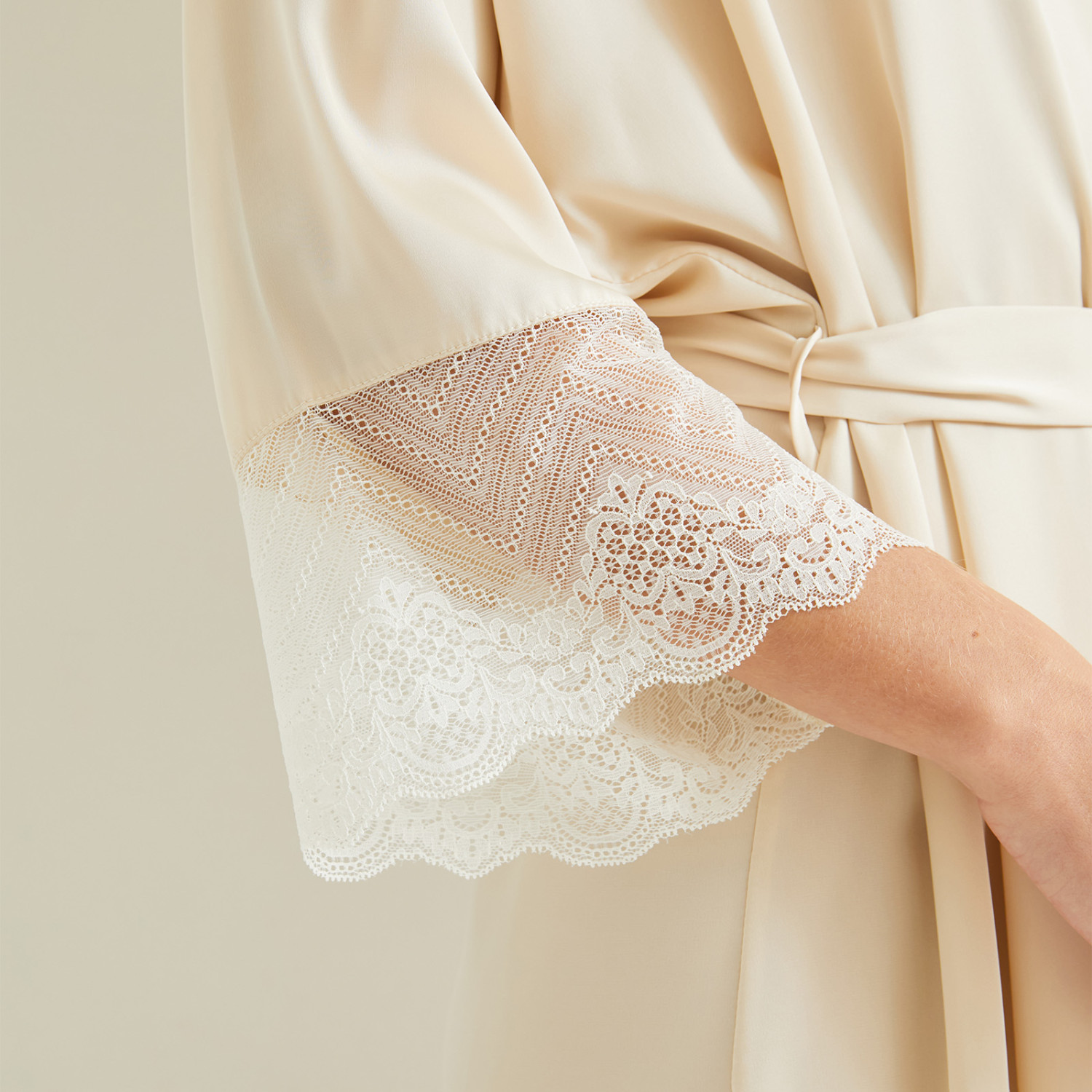 Халат Alisma, экрю - фото № 5