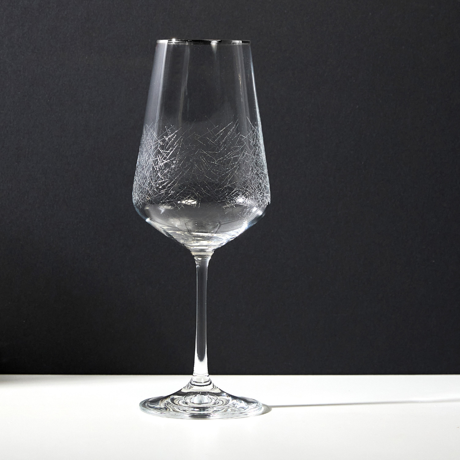 Бокал для вина с гравировкой Kasandra Silver - фото № 2