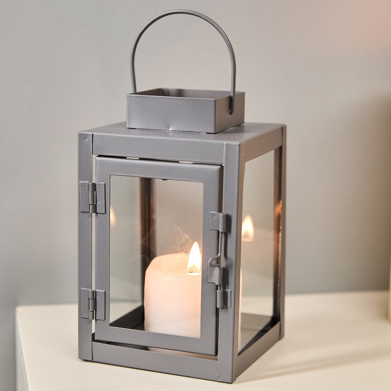 Подсвечник Lanterno, серый - фото № 2
